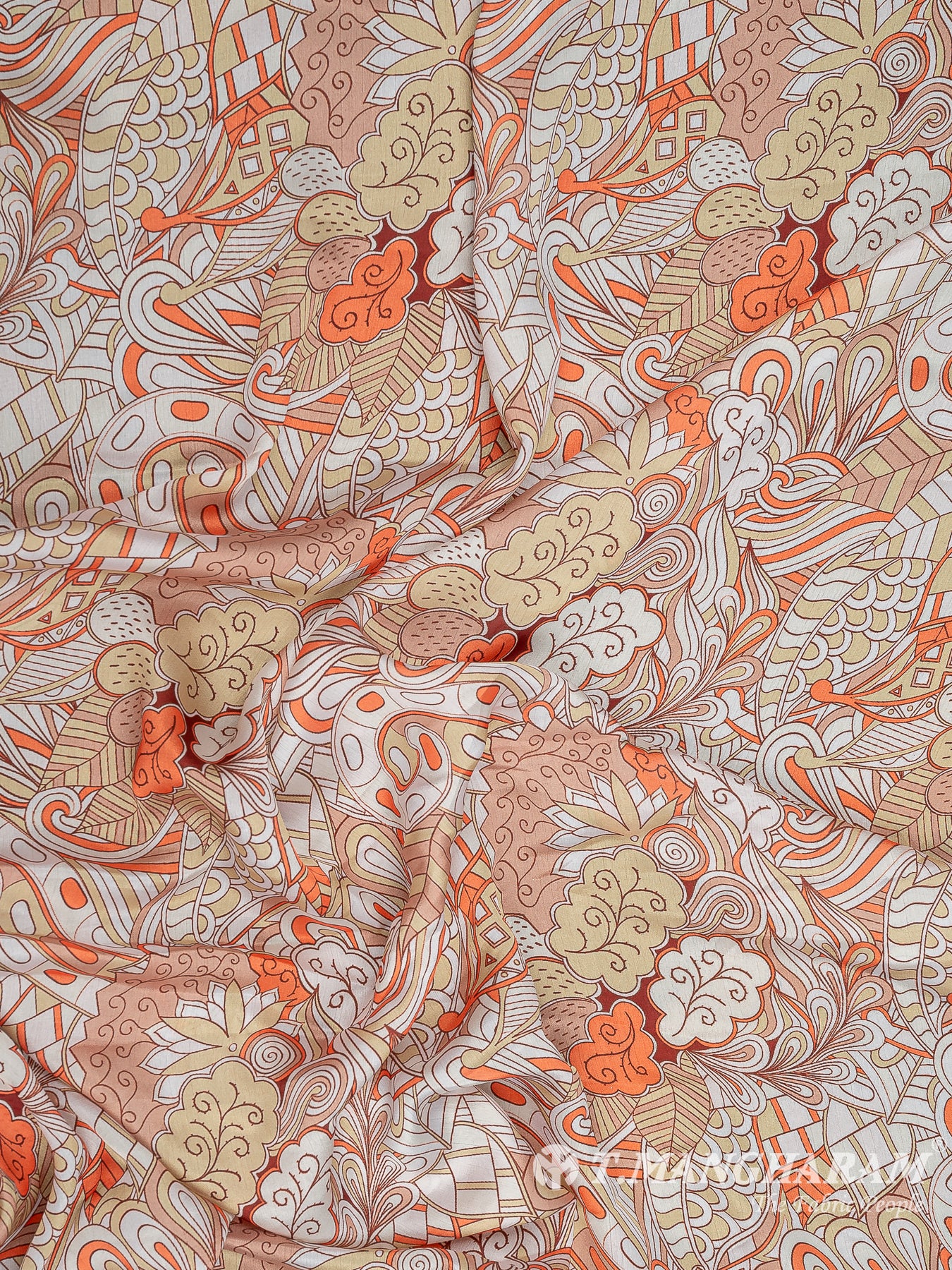 Multicolor Satin Fabric - EC9408 view-4