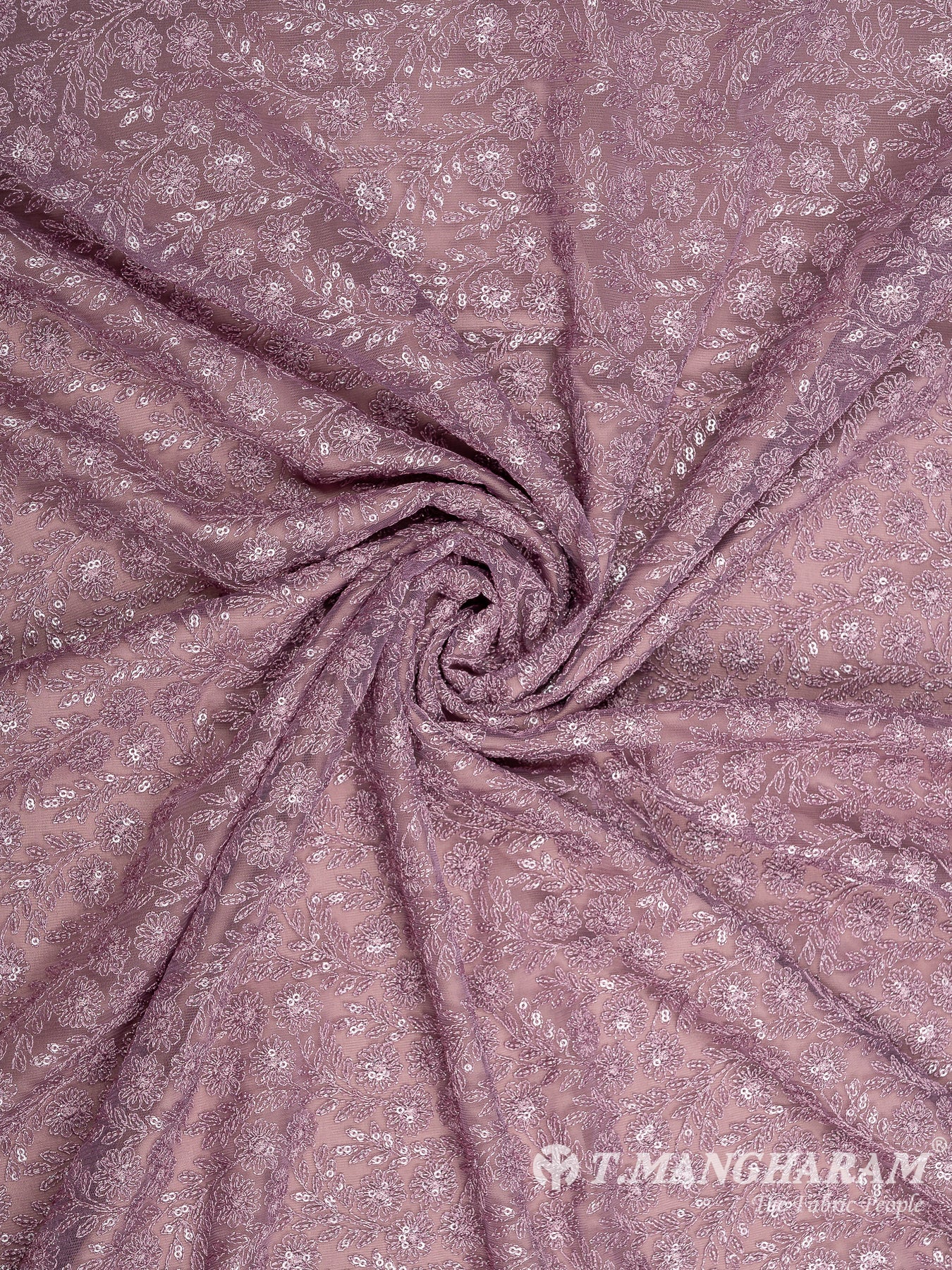 Violet Fancy Net Fabric - EC8564 view-1