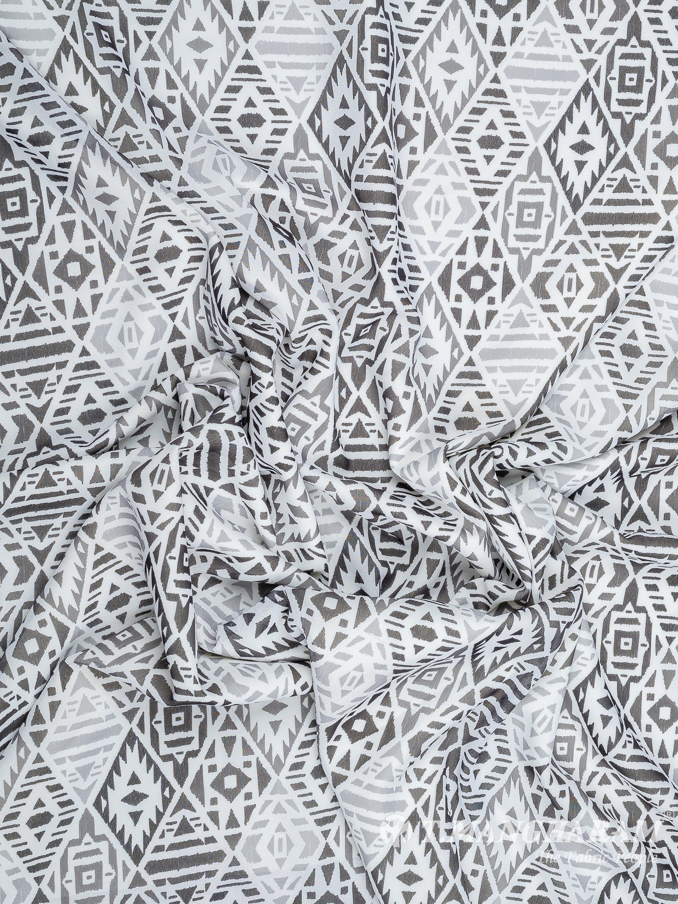 Multicolor Georgette Fabric - EC9713 view-4