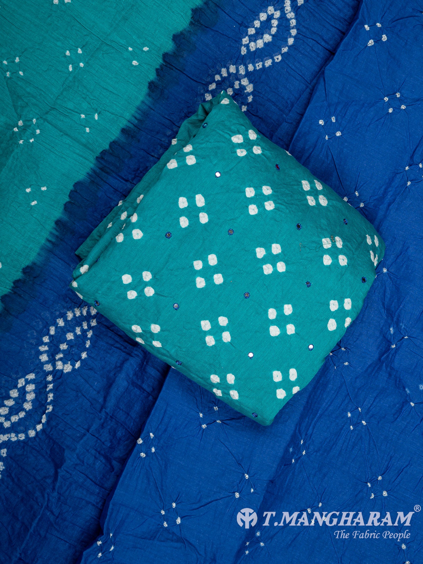 Multicolor Cotton Chudidhar Fabric Set - EG1753 view-1