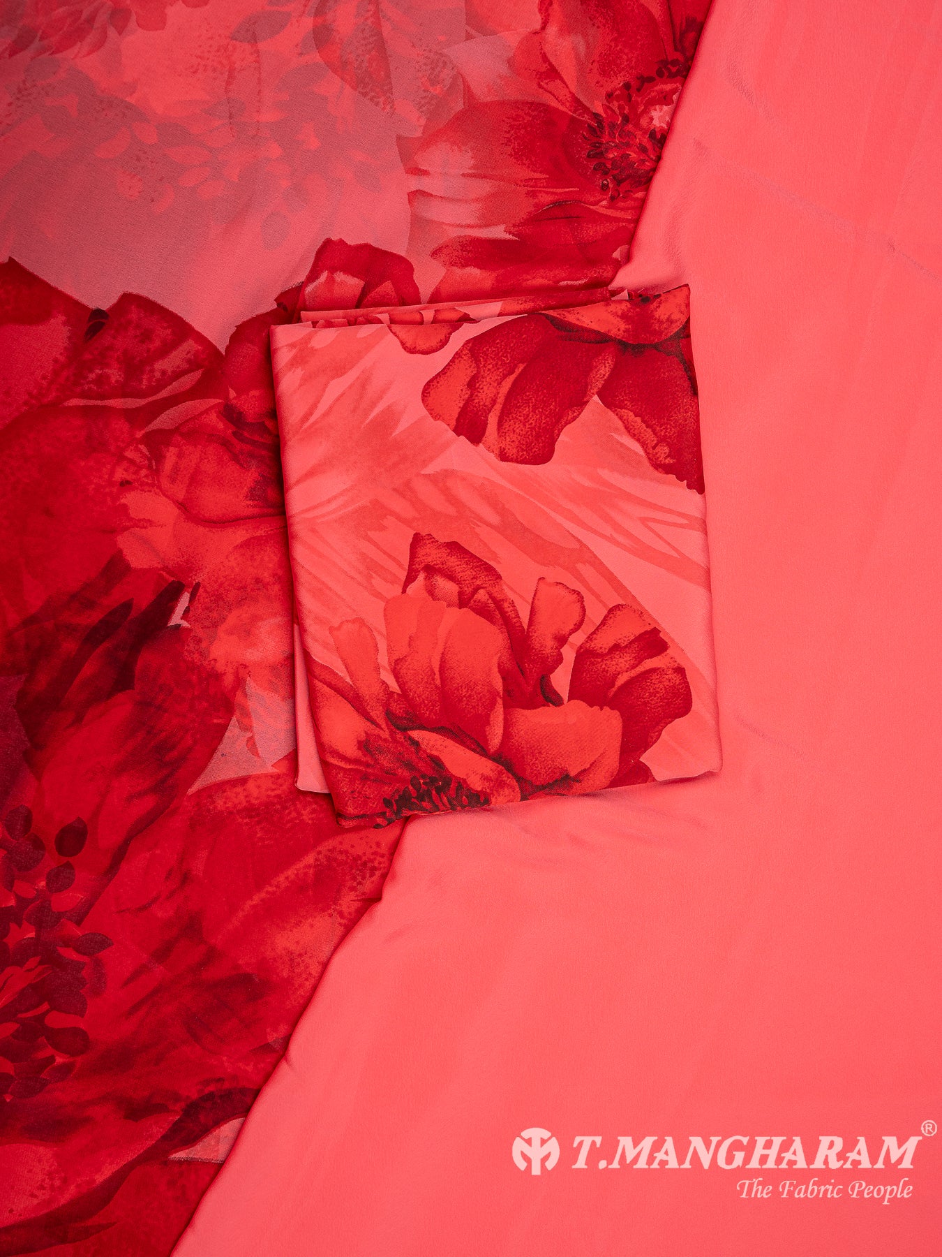 Pink Crepe Chudidhar Fabric Set - EH1662 view-1
