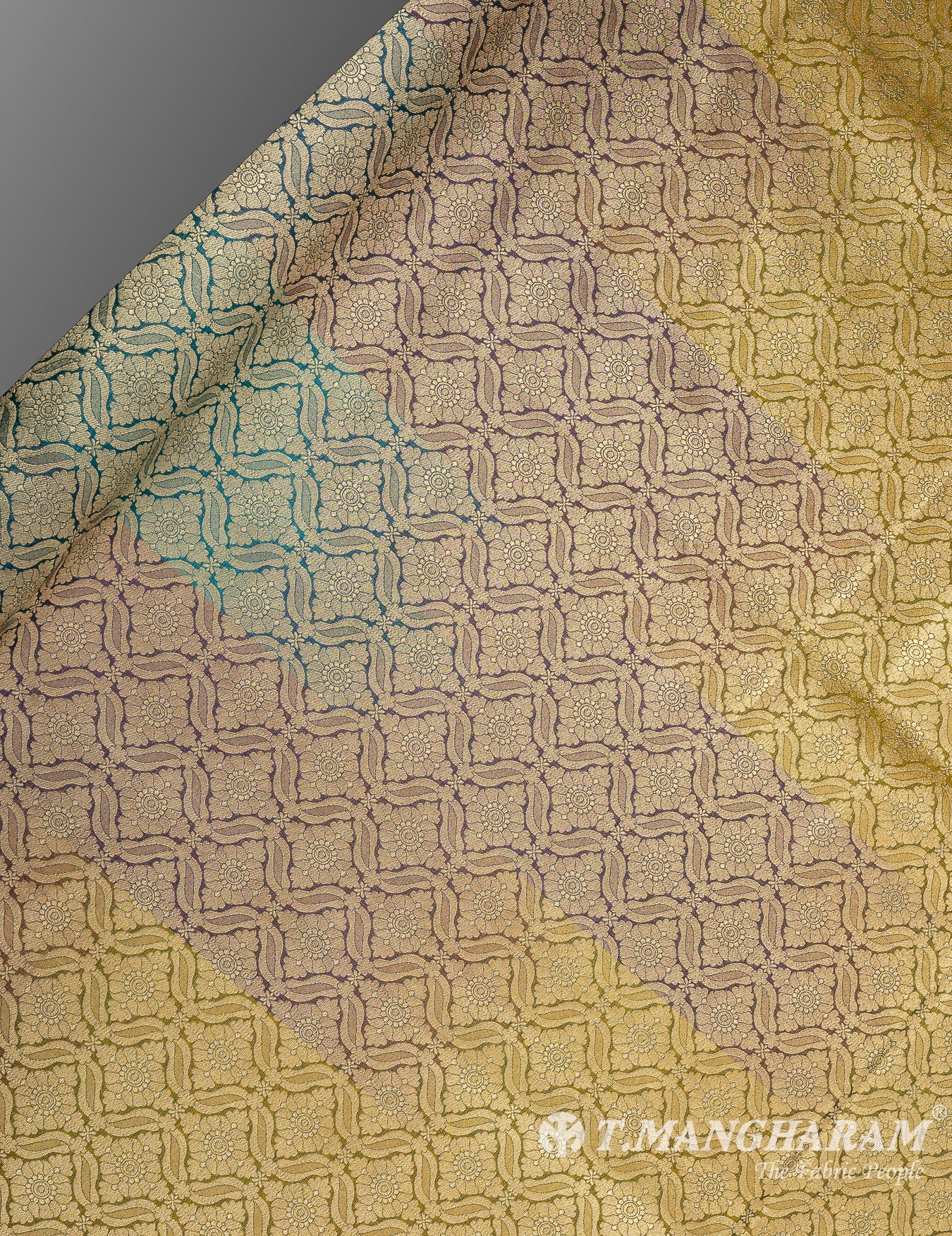 Multicolor Banaras Fabric - EB7191 view-2