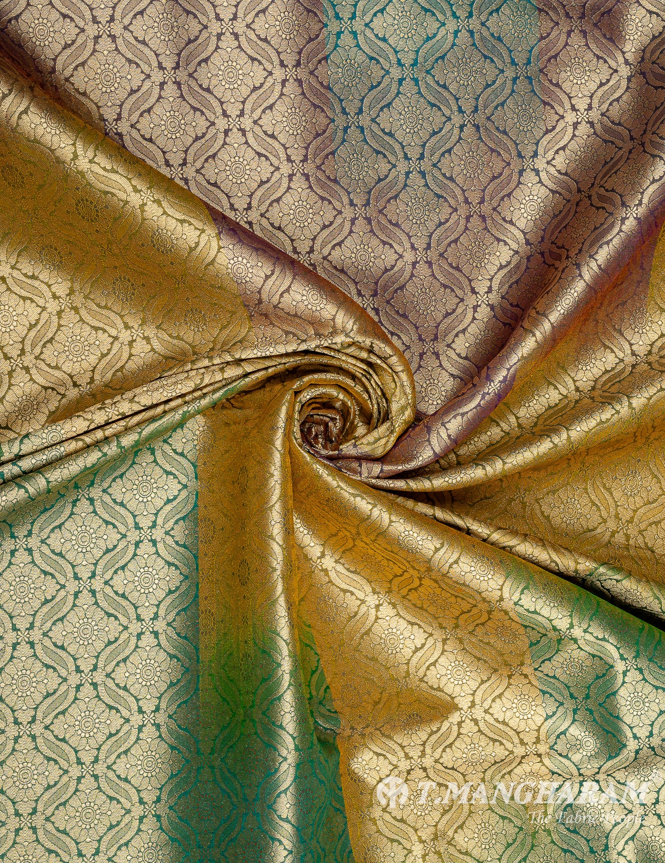 Multicolor Banaras Fabric - EB7191 view-1