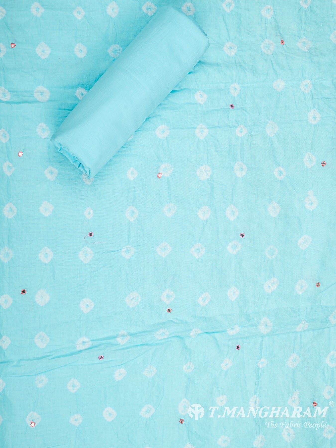 Multicolor Cotton Chudidhar Fabric Set - EG1752 view-3