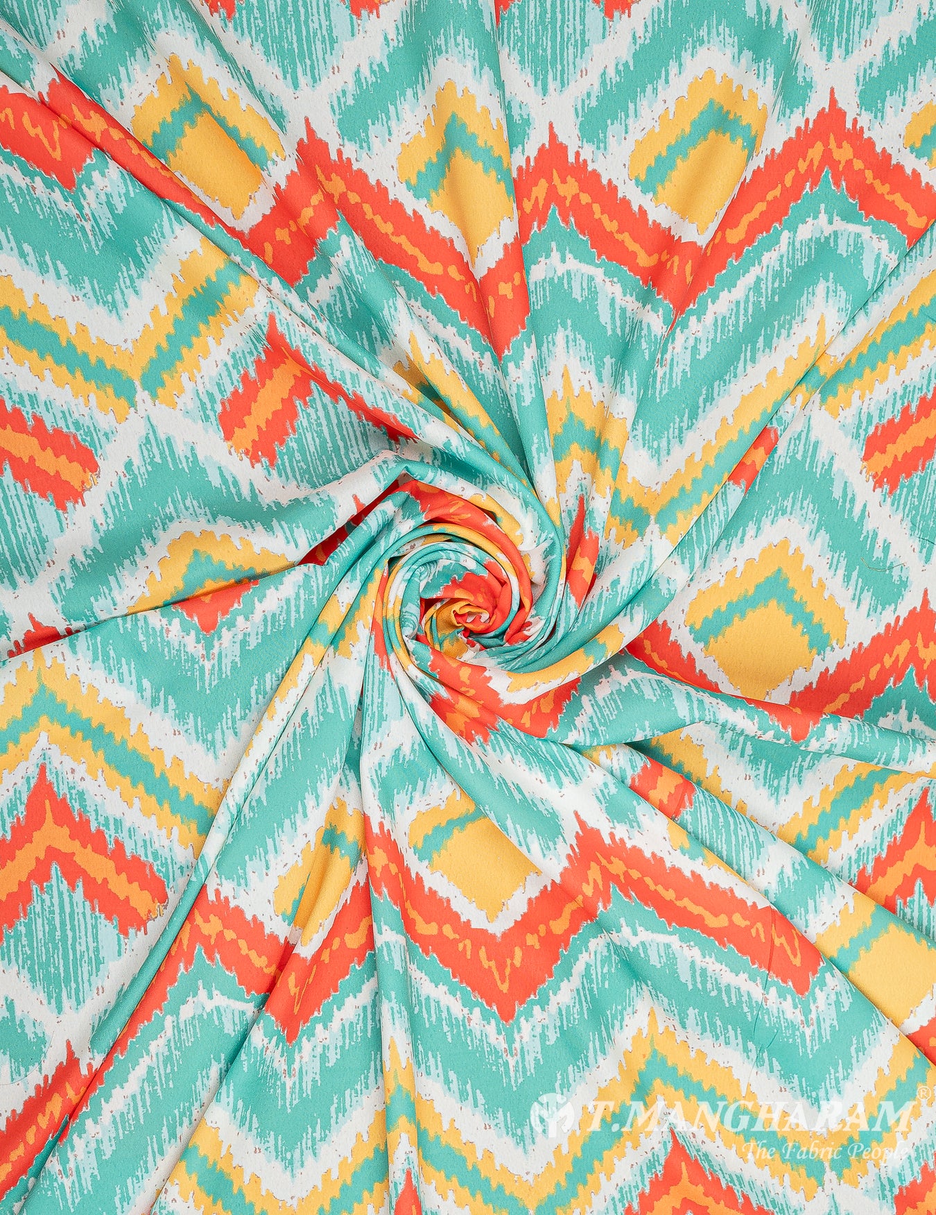 Multicolor Crepe Fabric - EB7231 view-1