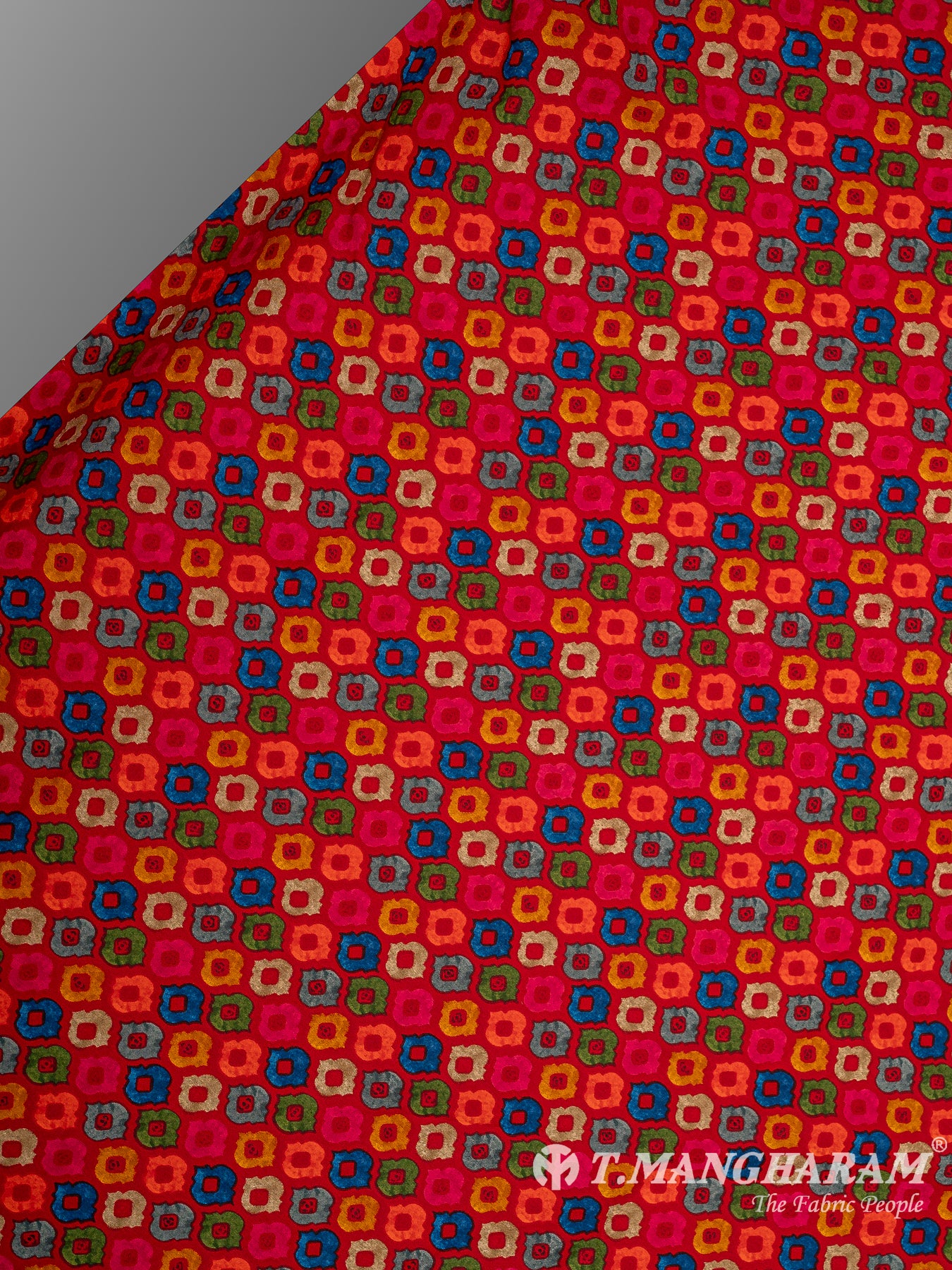 Multicolor Crepe Fabric - EB6869 view-2