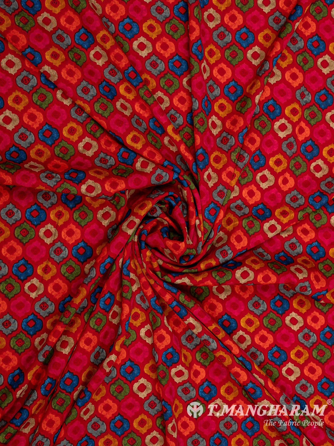 Multicolor Crepe Fabric - EB6869 view-1