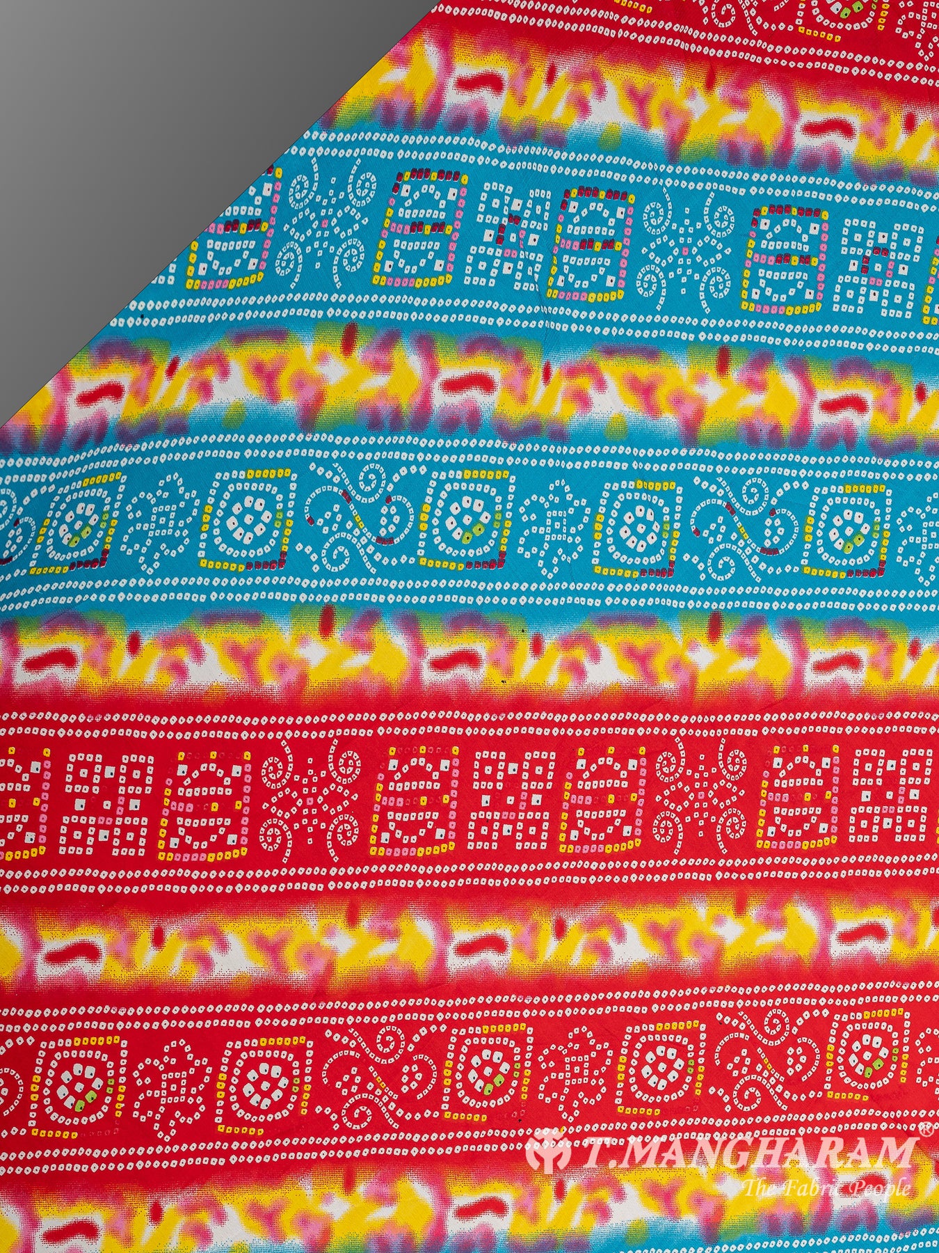 Multicolor Crepe Fabric - EC9754 view-2