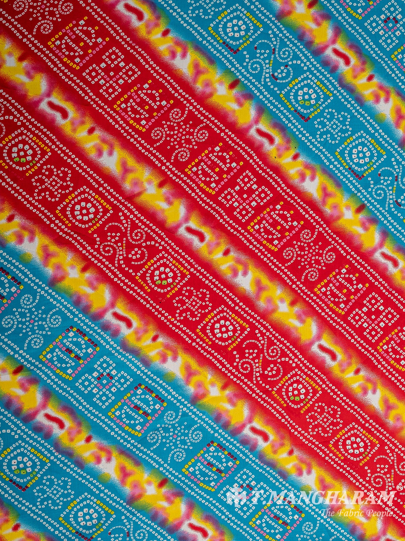 Multicolor Crepe Fabric - EC9754 view-3