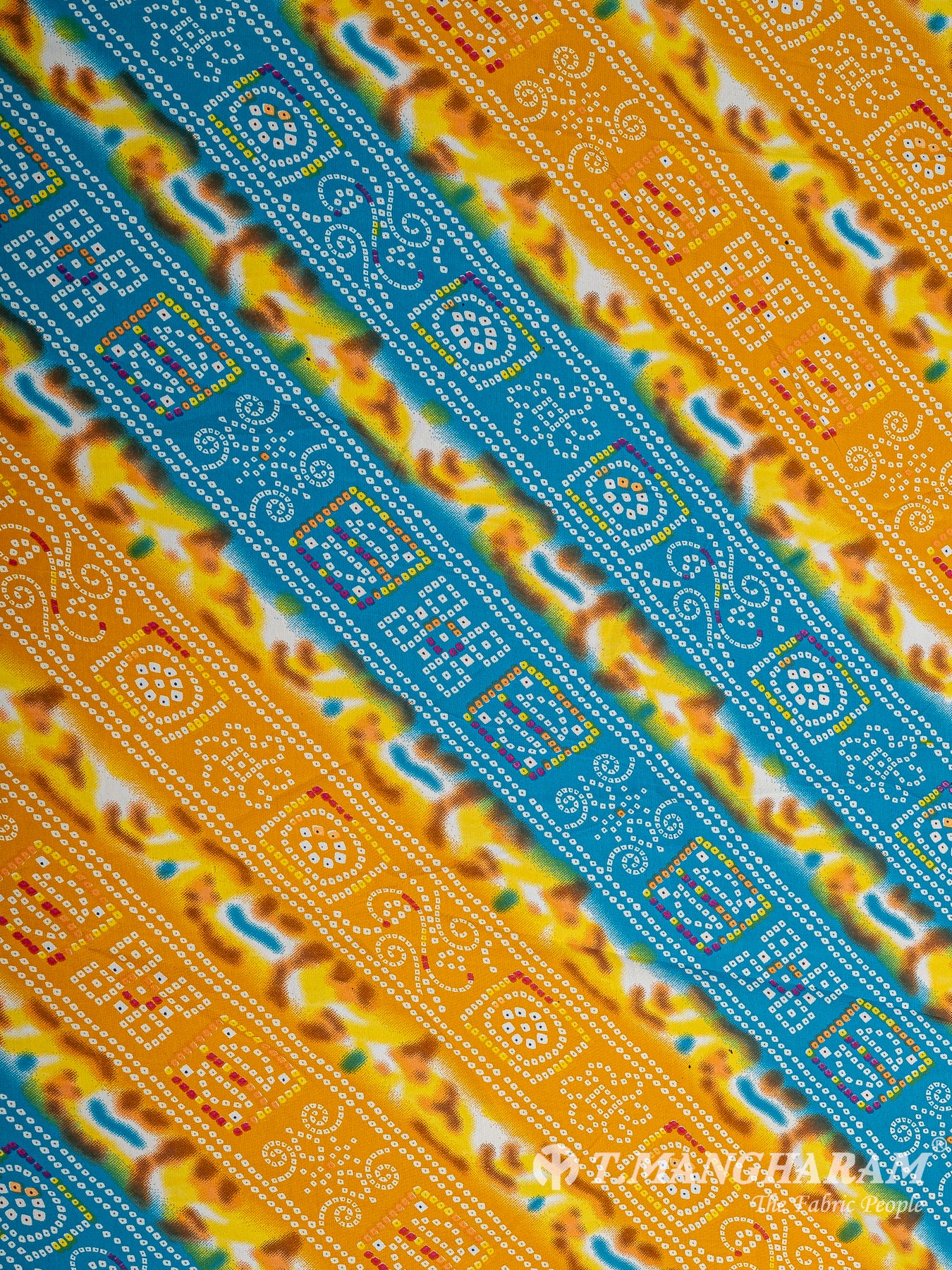 Multicolor Crepe Fabric - EC9752 view-3