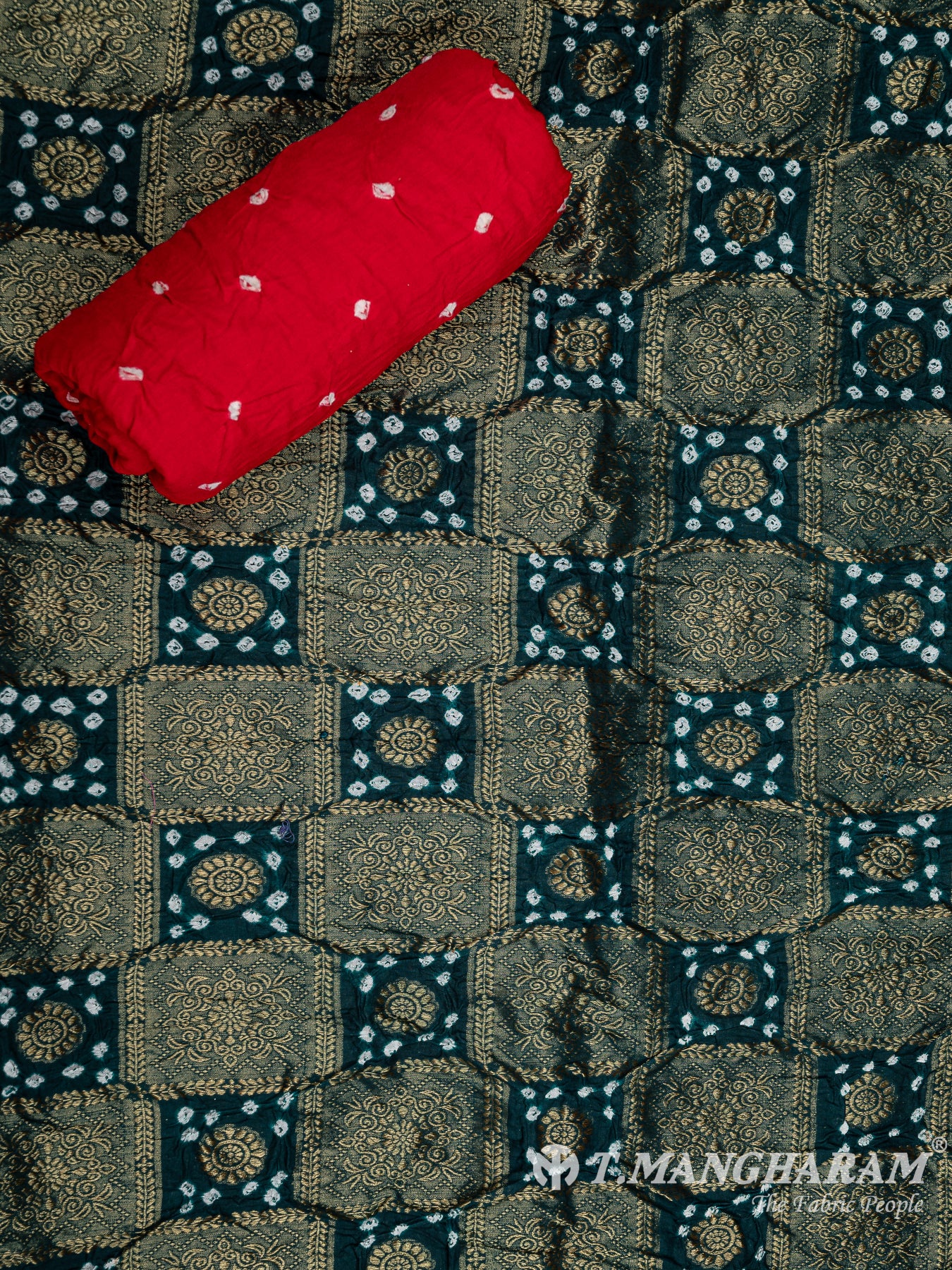 Mutlicolor Cotton Chudidhar Fabric Set - EG1791 view-2
