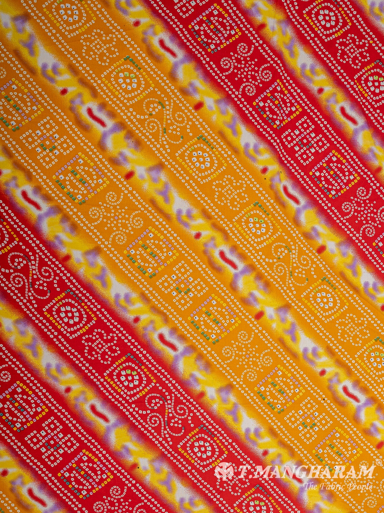 Multicolor Crepe Fabric - EC9750 view-3