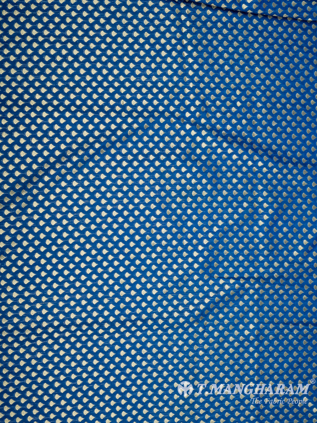 Blue Banaras Fabric - EC9525 view-3
