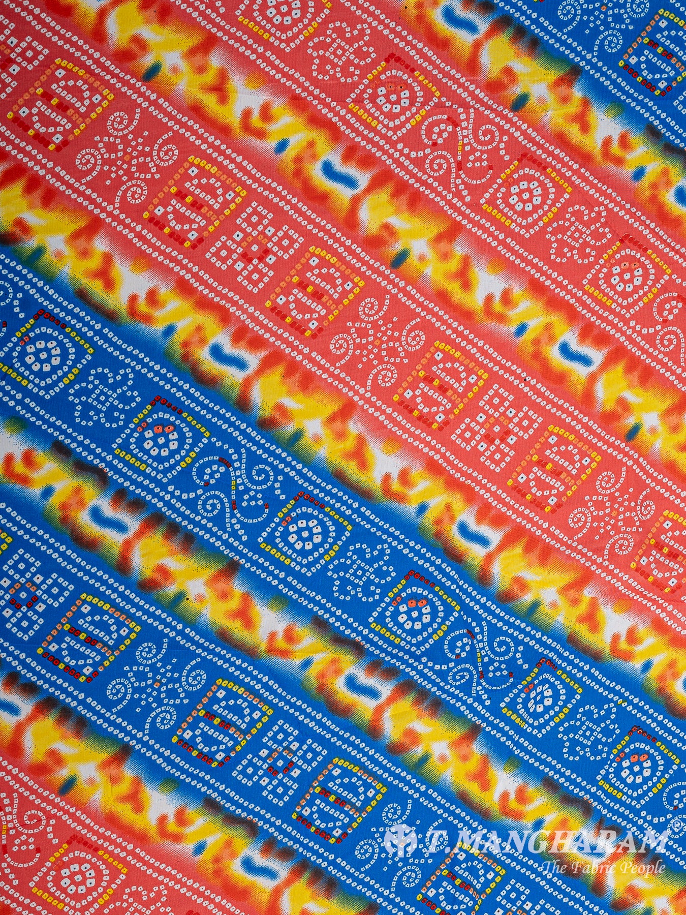 Multicolor Crepe Fabric - EC9755 view-3