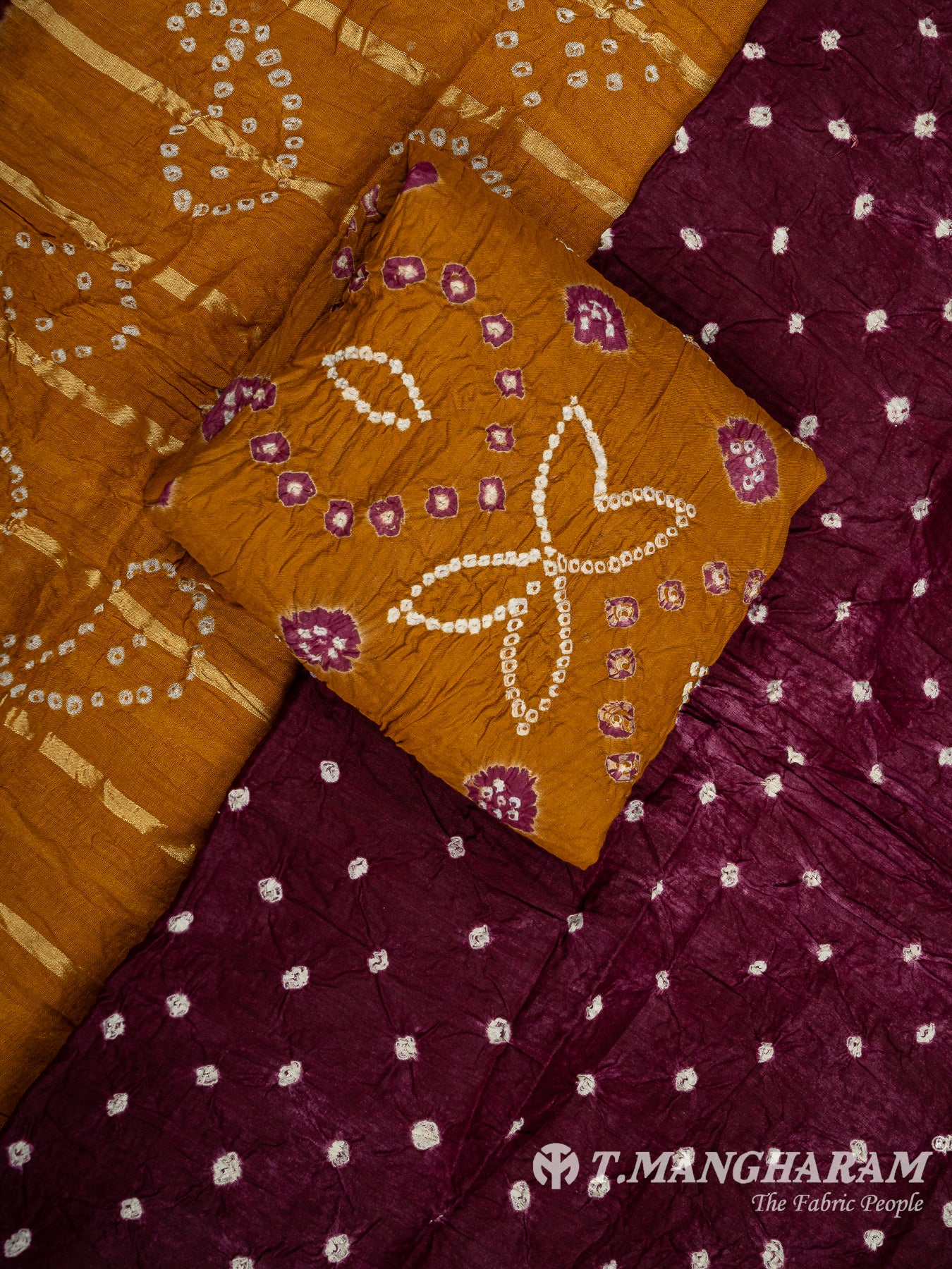 Mutlicolor Cotton Chudidhar Fabric Set - EG1775 view-1