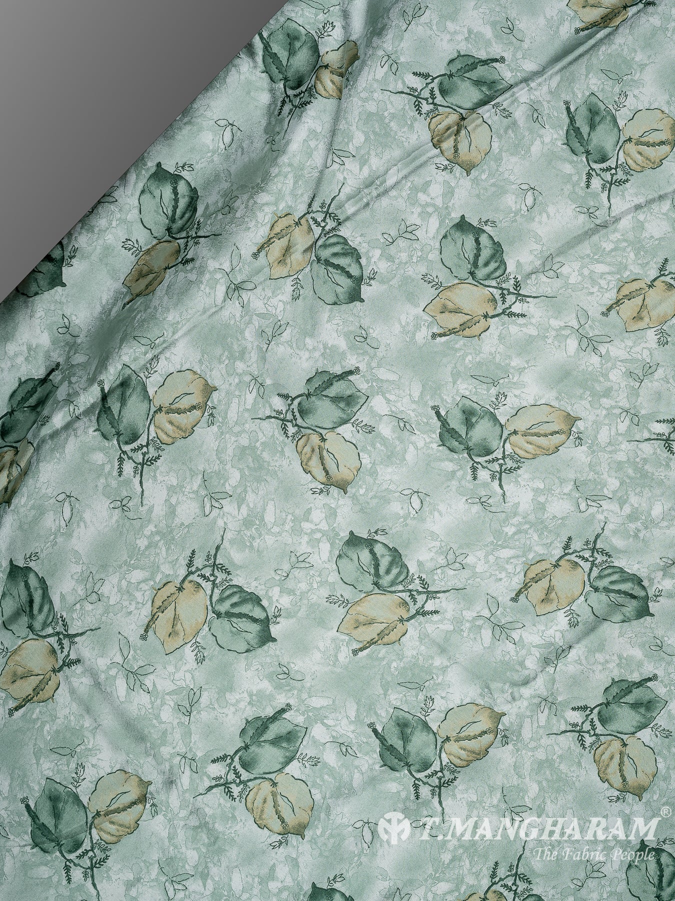 Green Satin Fabric - EA3505