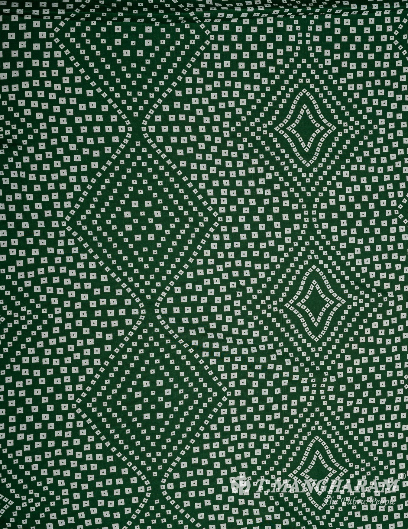 Green Crepe Fabric - EC9870 view-3