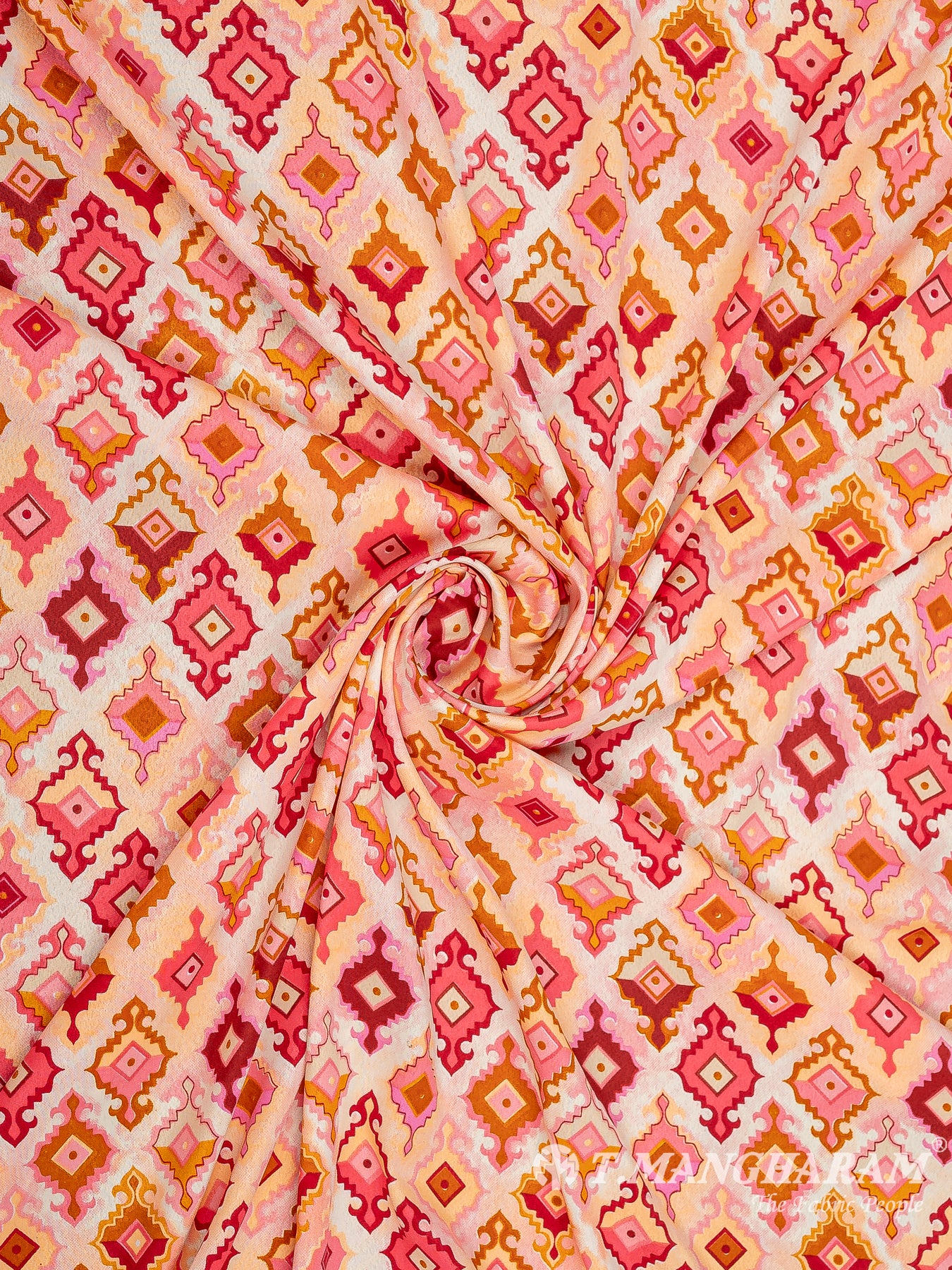 Multicolor Crepe Fabric - EB6884 view-1