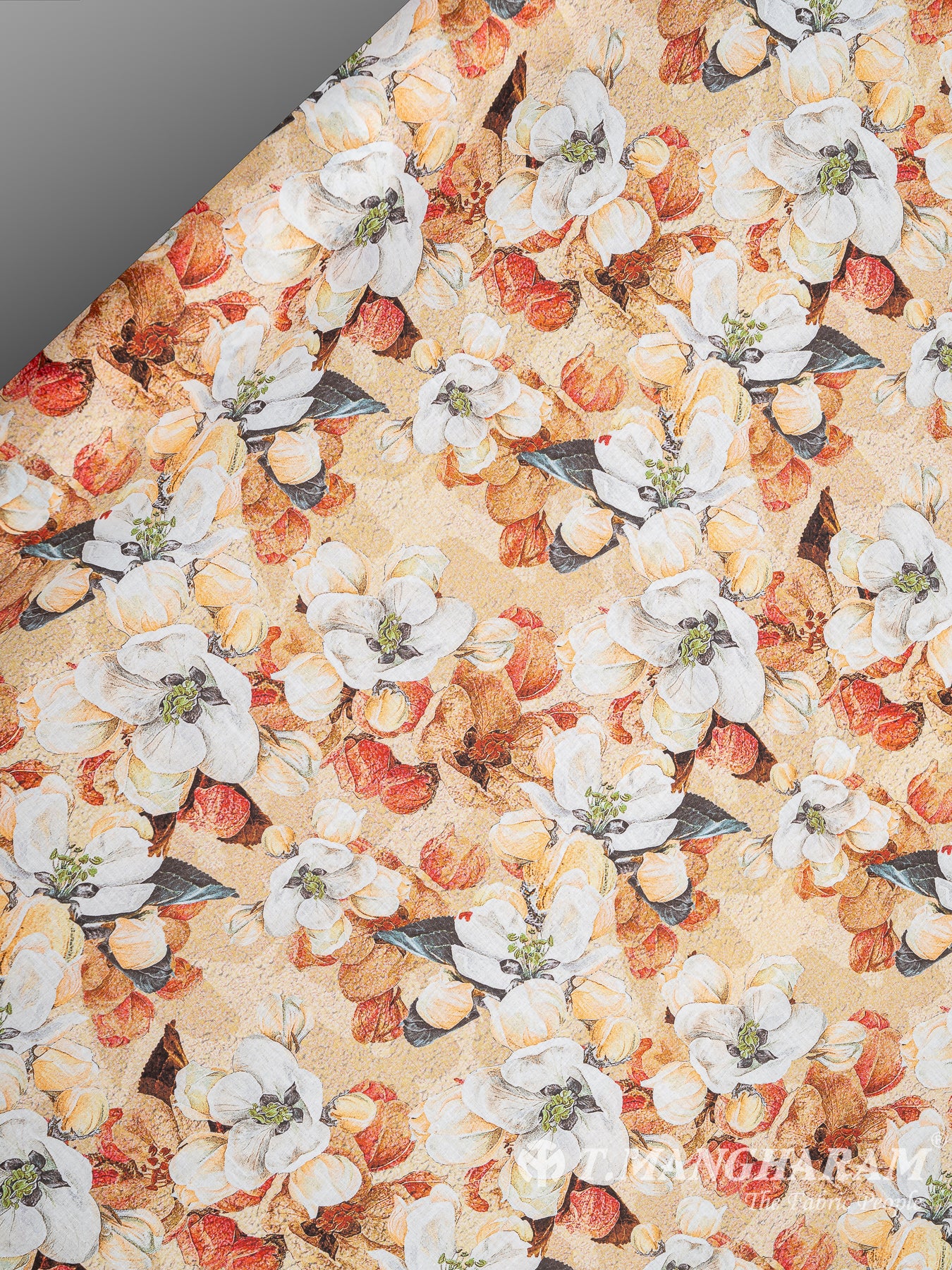 Beige Cotton Fabric - EB5887 view-2