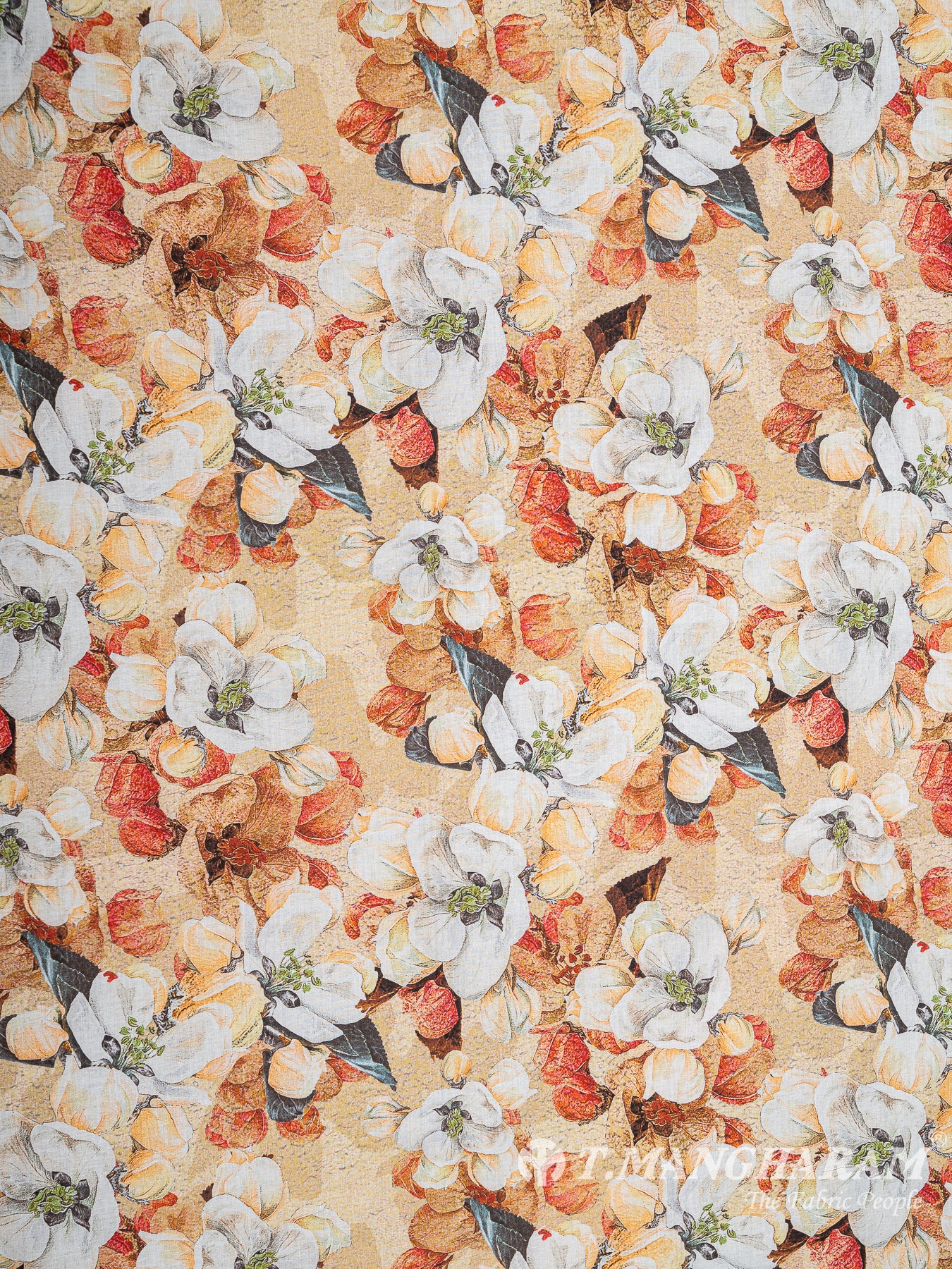 Beige Cotton Fabric - EB5887 view-3