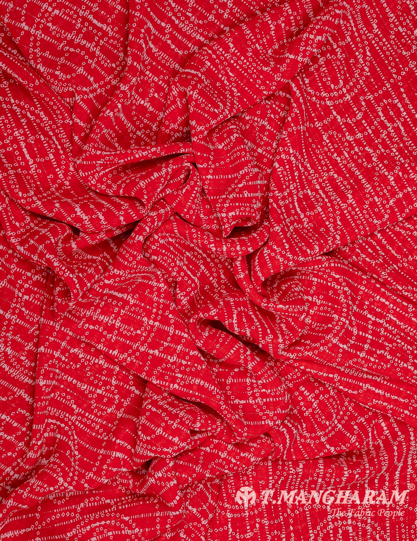 Multicolor Georgette Fabric - EC9851 view-4
