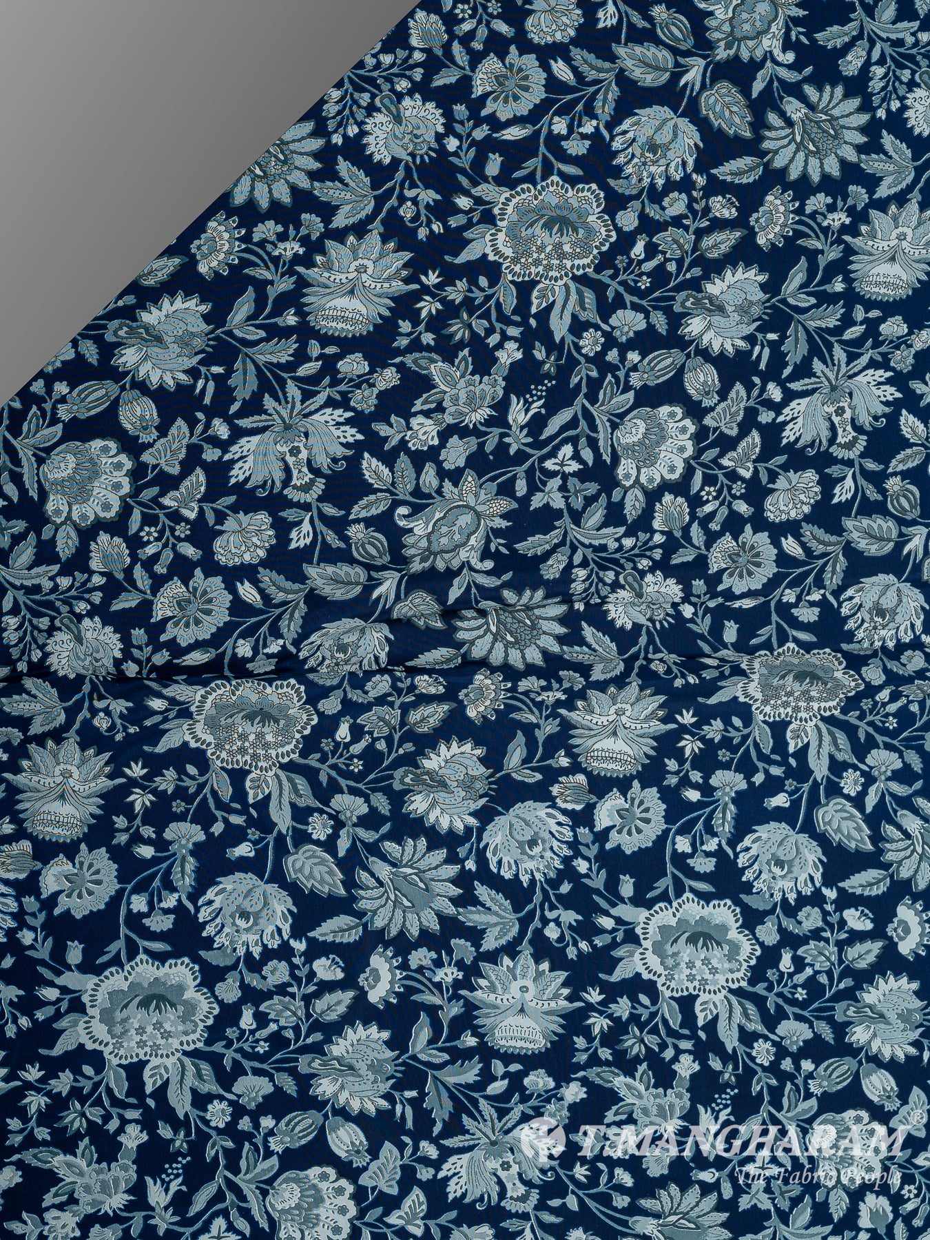 Blue Crepe Fabric - EB6908 view-2