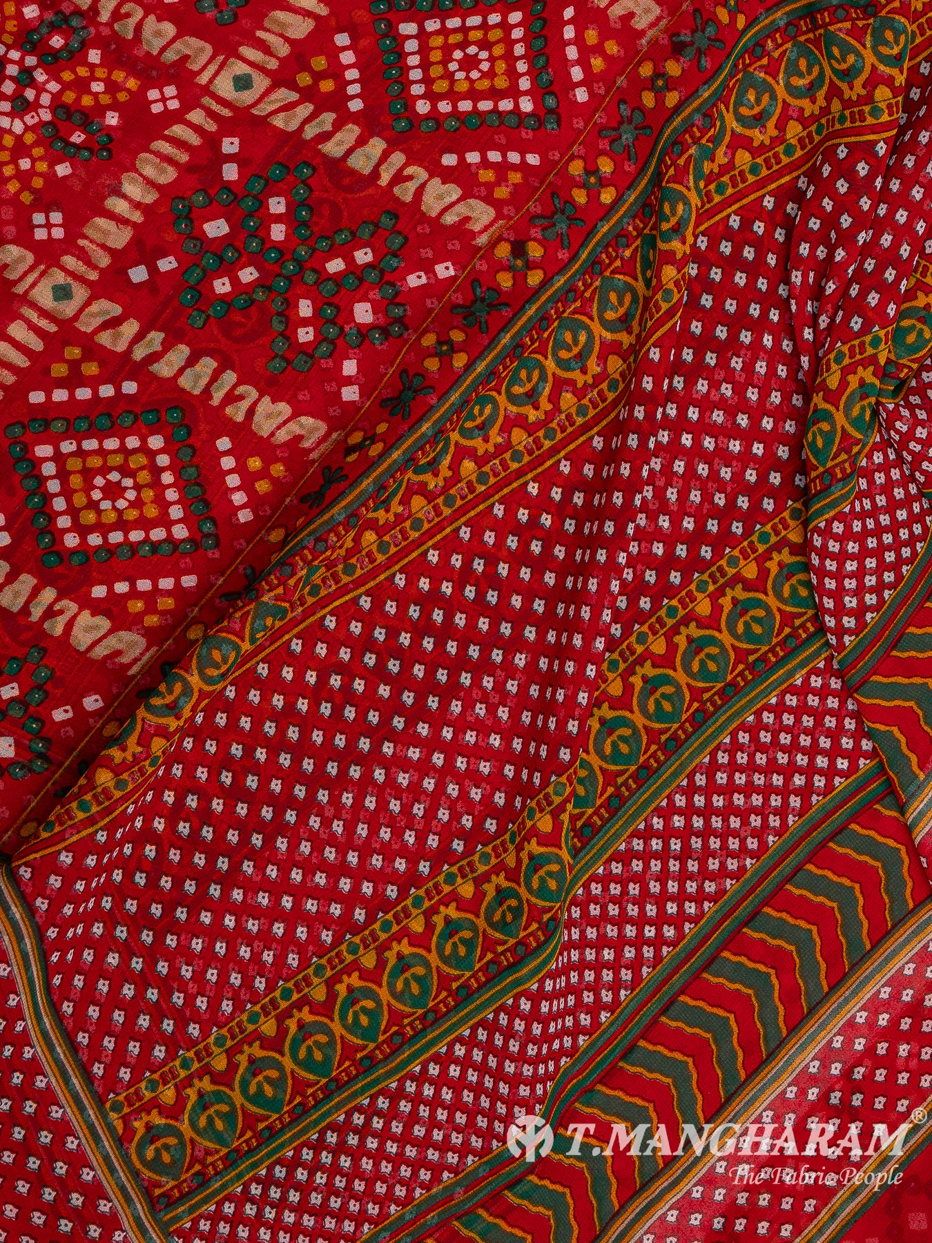 Maroon Crepe Chudidhar Fabric Set - EH1663 view-3
