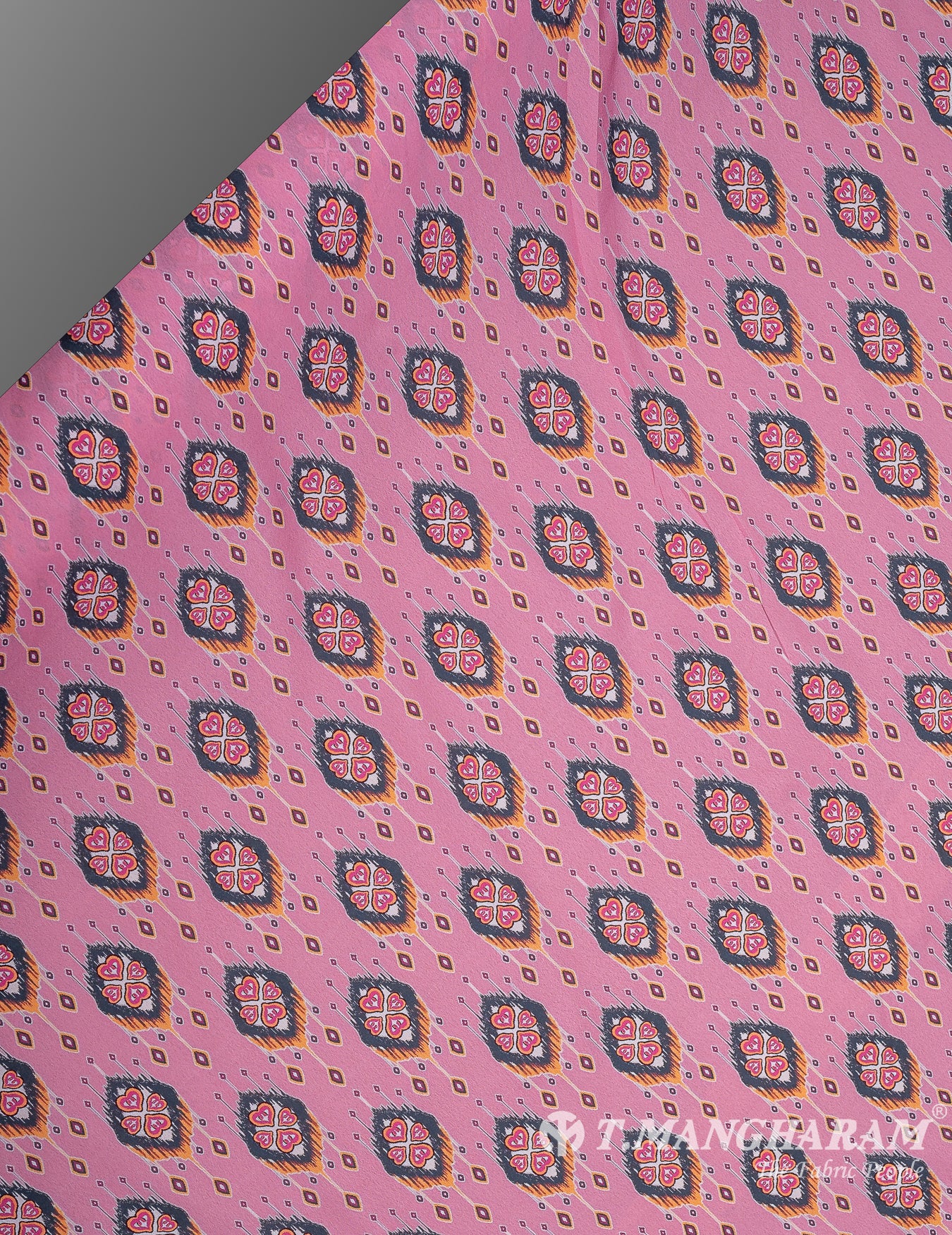 Multicolor Crepe Fabric - EB7235 view-2