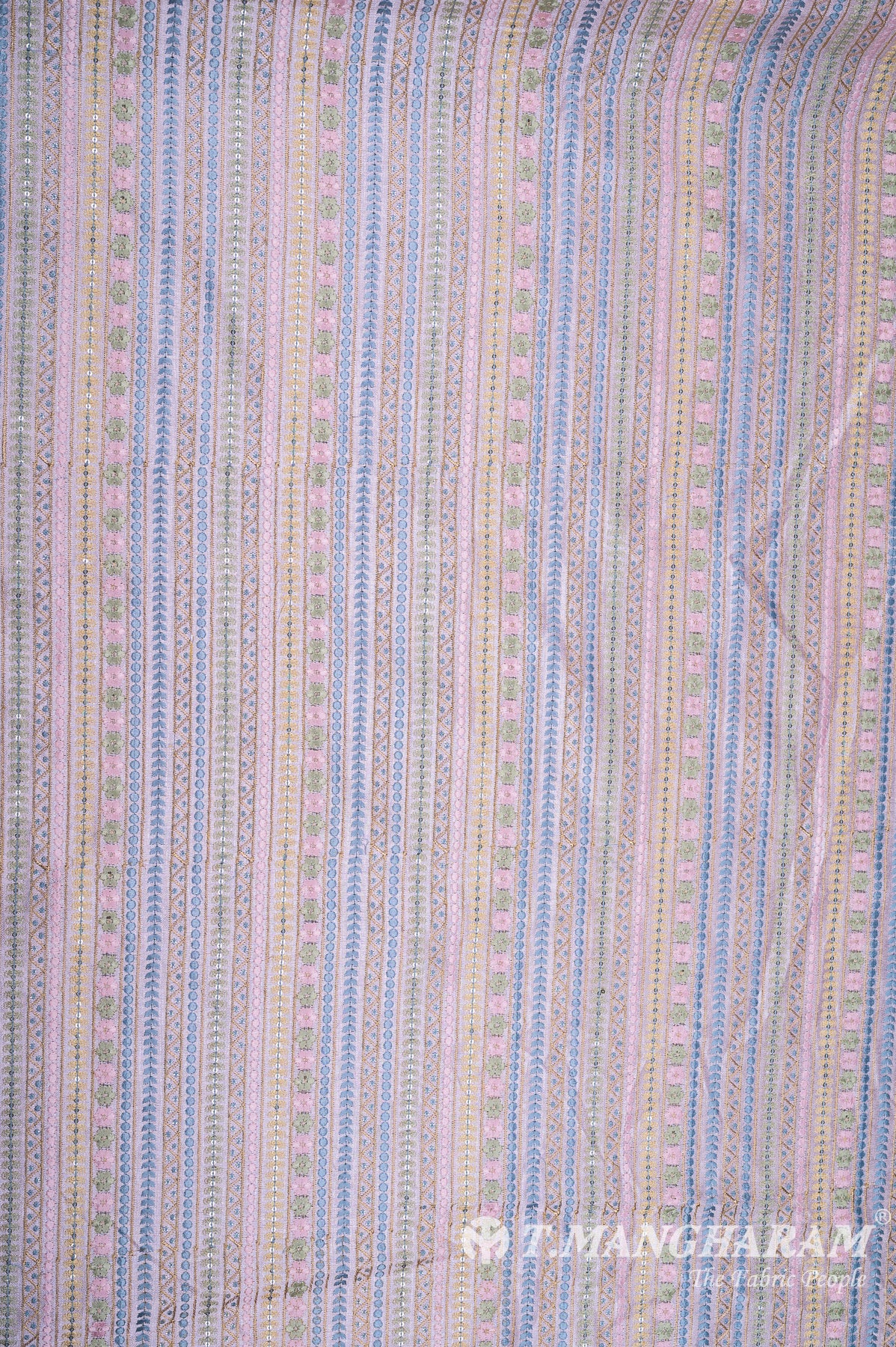 Pink Raw Silk Fabric - EC7960 view-3