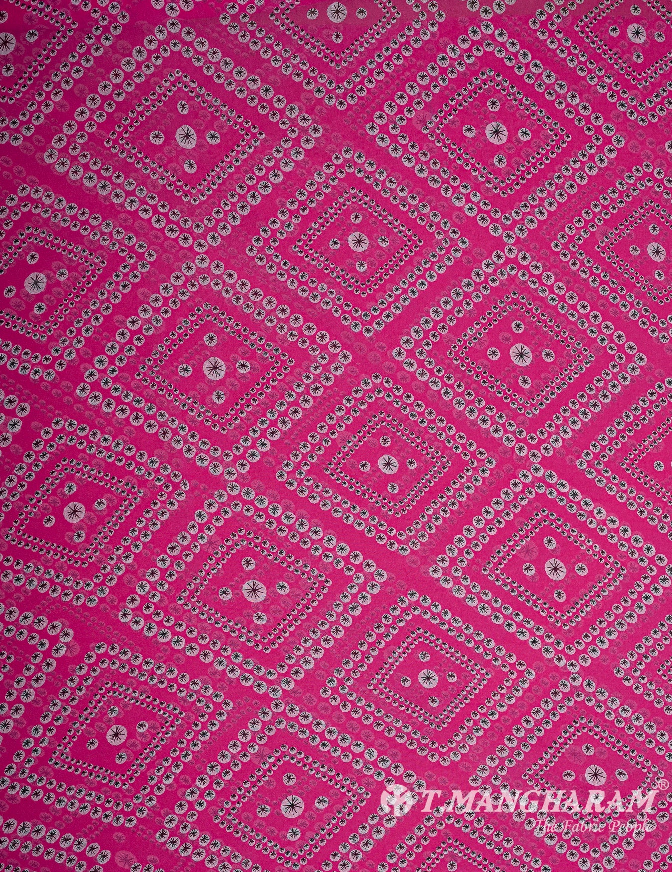 Multicolor Georgette Fabric - EC9795 view-3