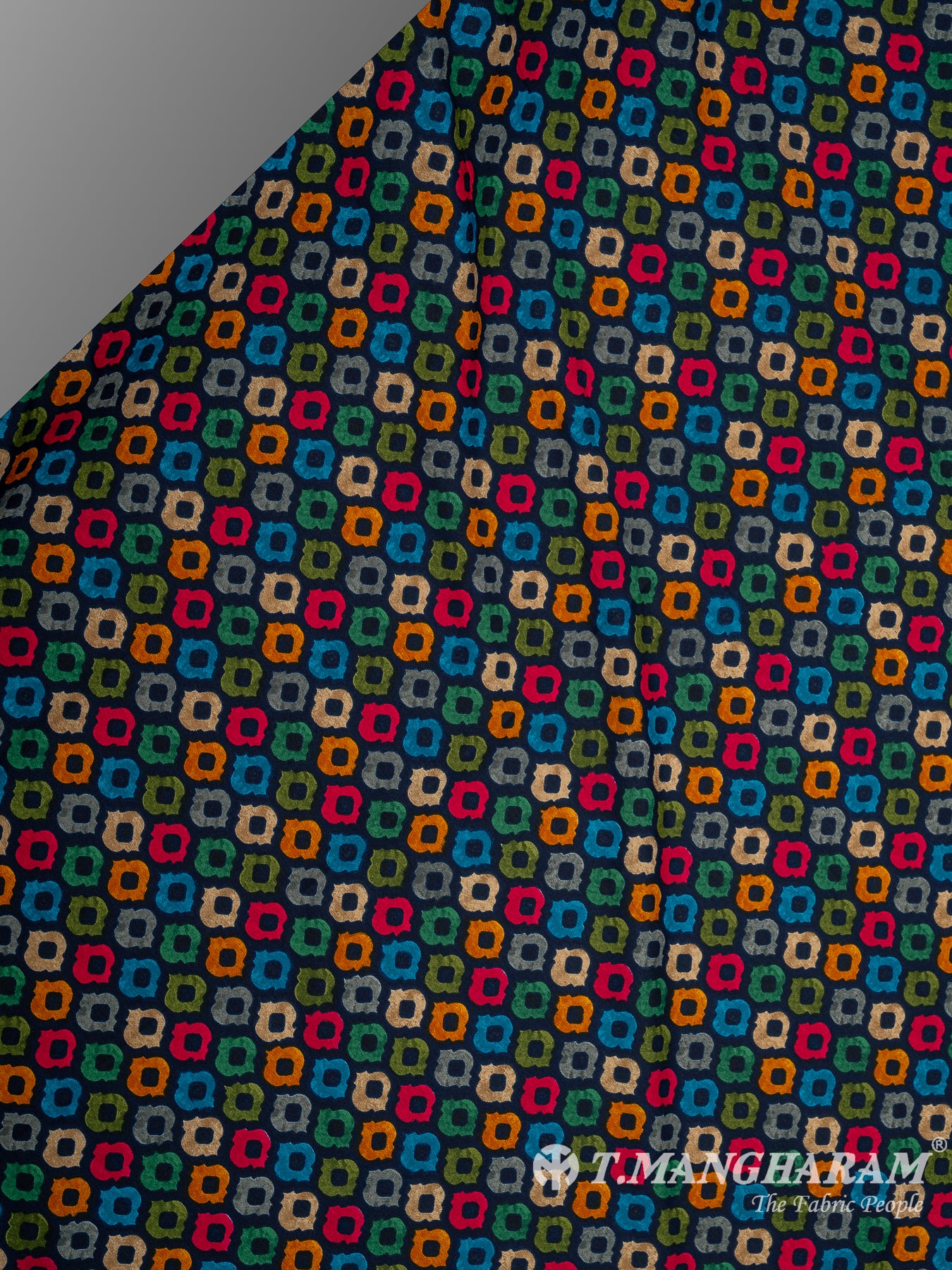 Multicolor Crepe Fabric - EB6867 view-2
