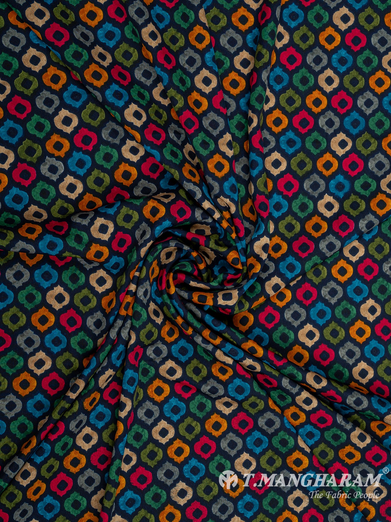 Multicolor Crepe Fabric - EB6867 view-1