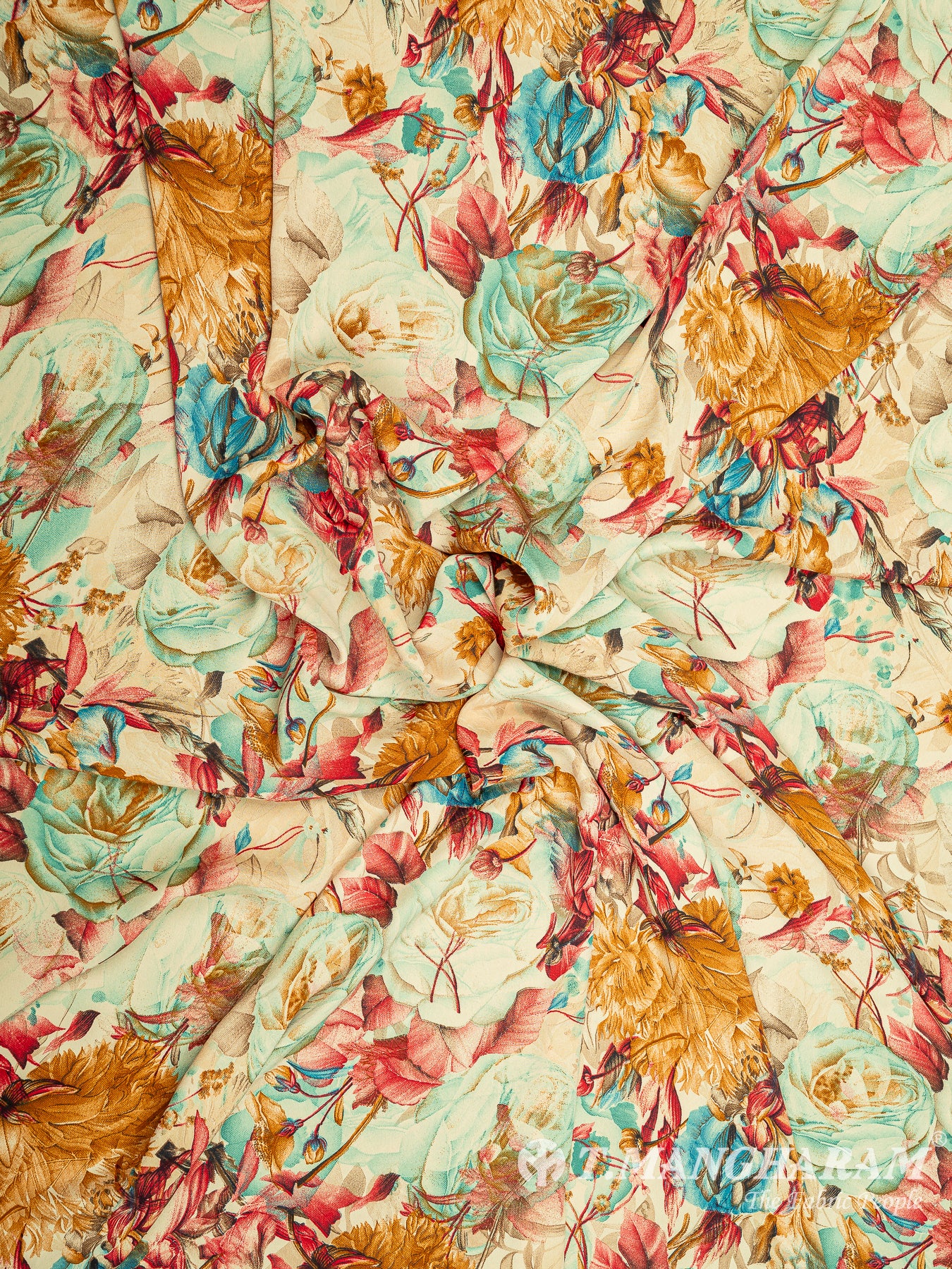 Multicolor Crepe Fabric - EC8016 view-4