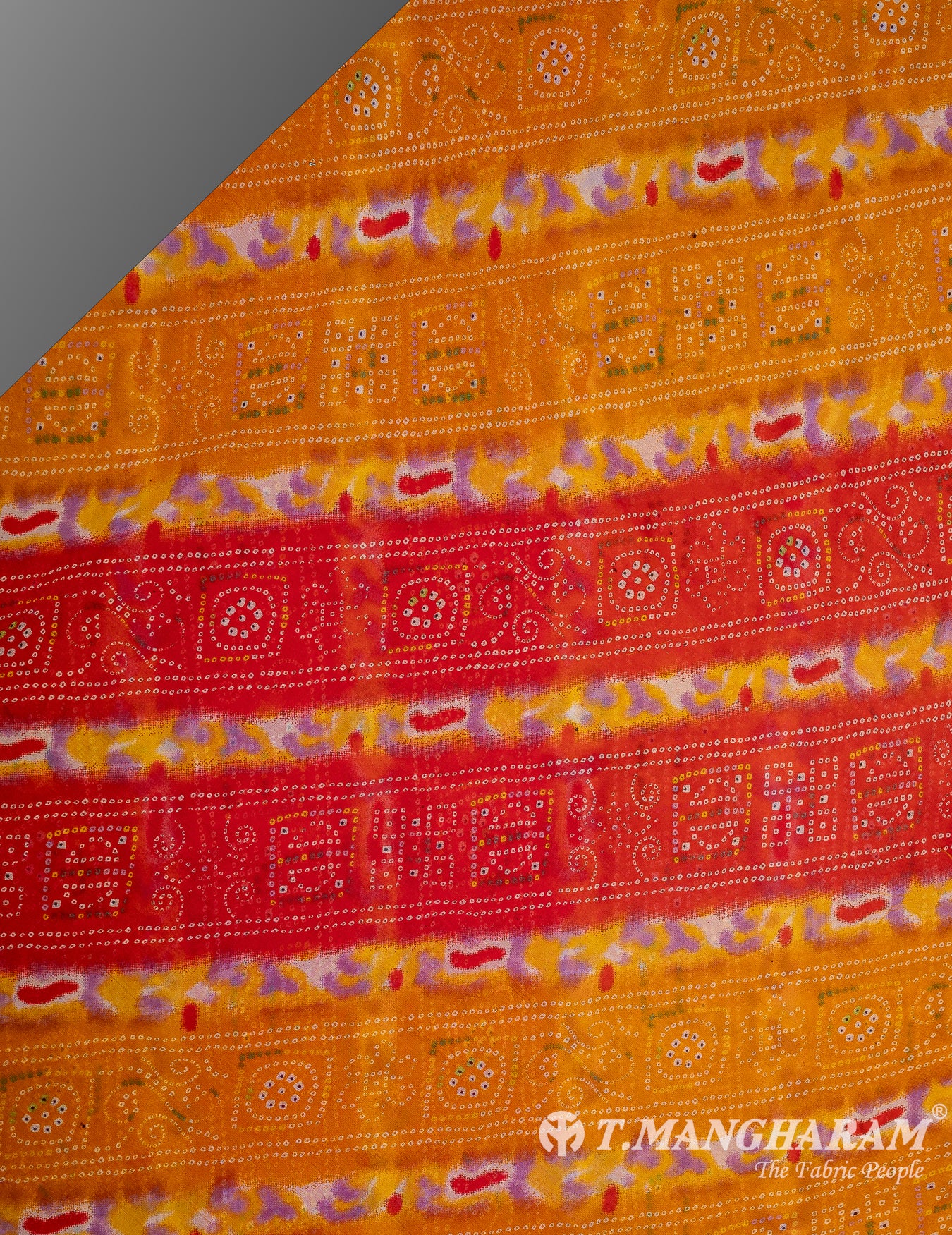 Multicolor Georgette Fabric - EB7126 view-2