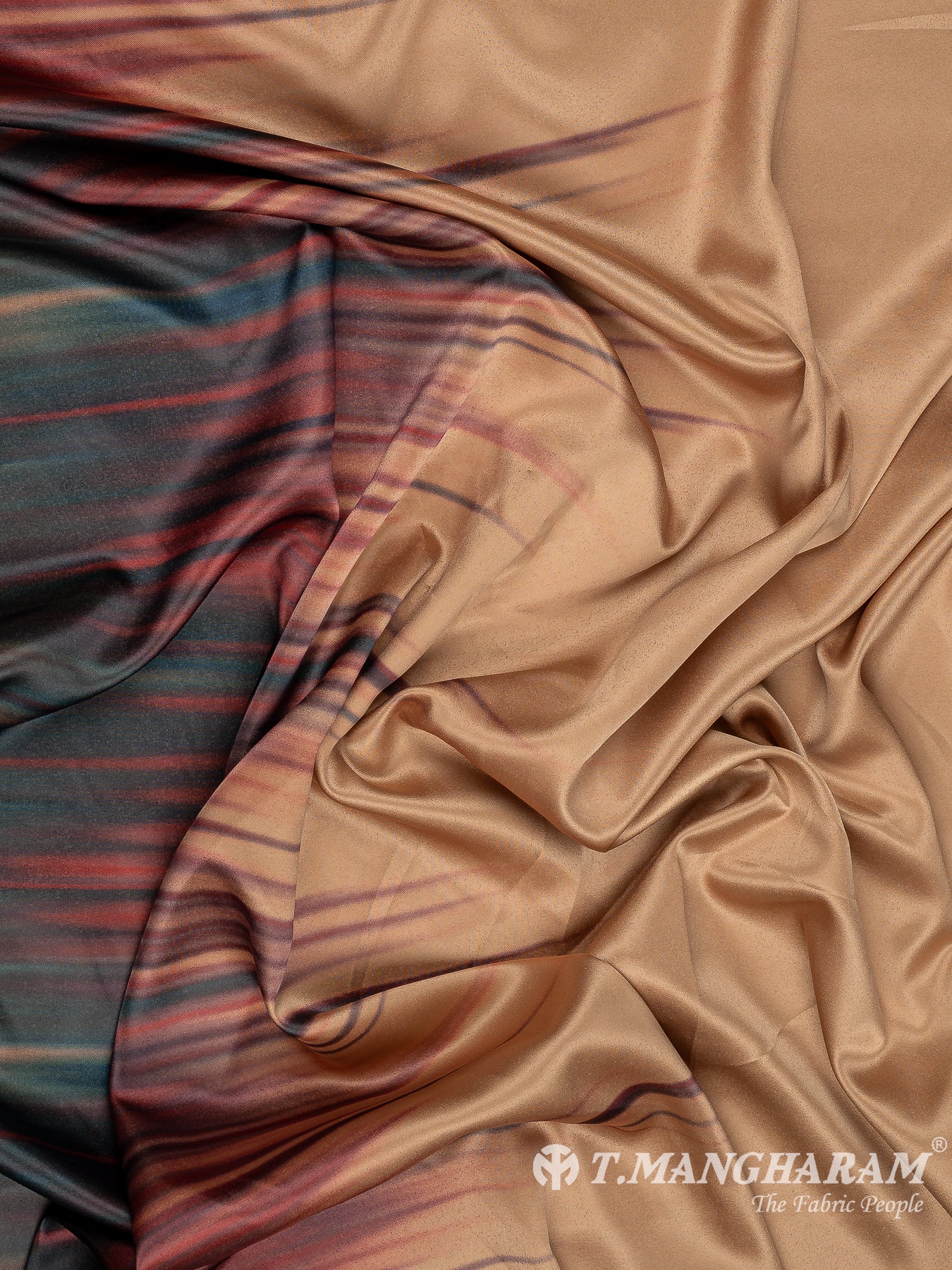 Multicolor Satin Fabric - EB7294 view-4