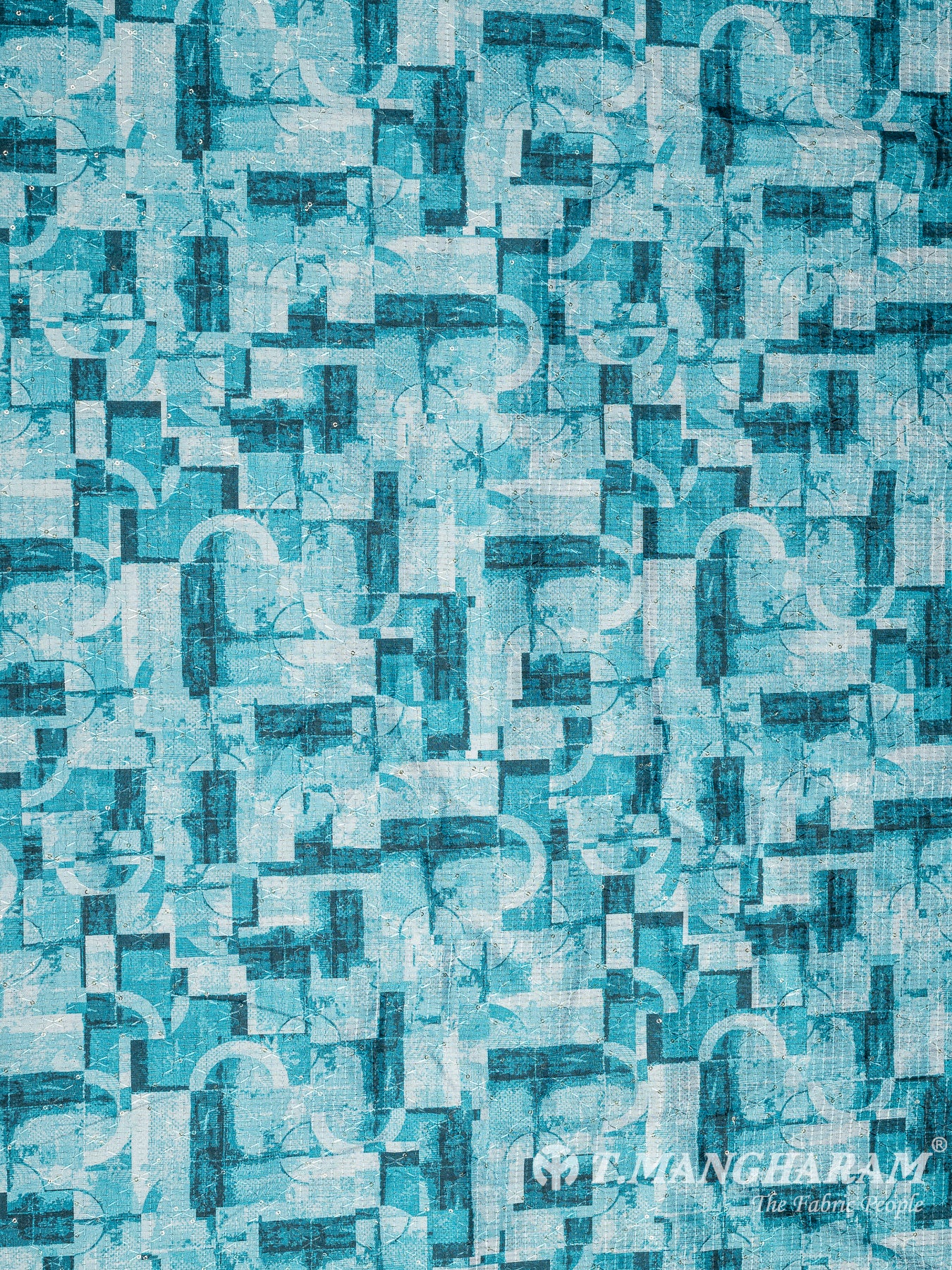 Multicolor Crochet Cotton Fabric - EC10044 view-3