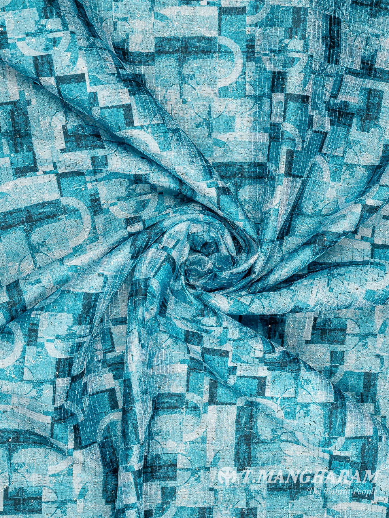 Multicolor Crochet Cotton Fabric - EC10044 view-1
