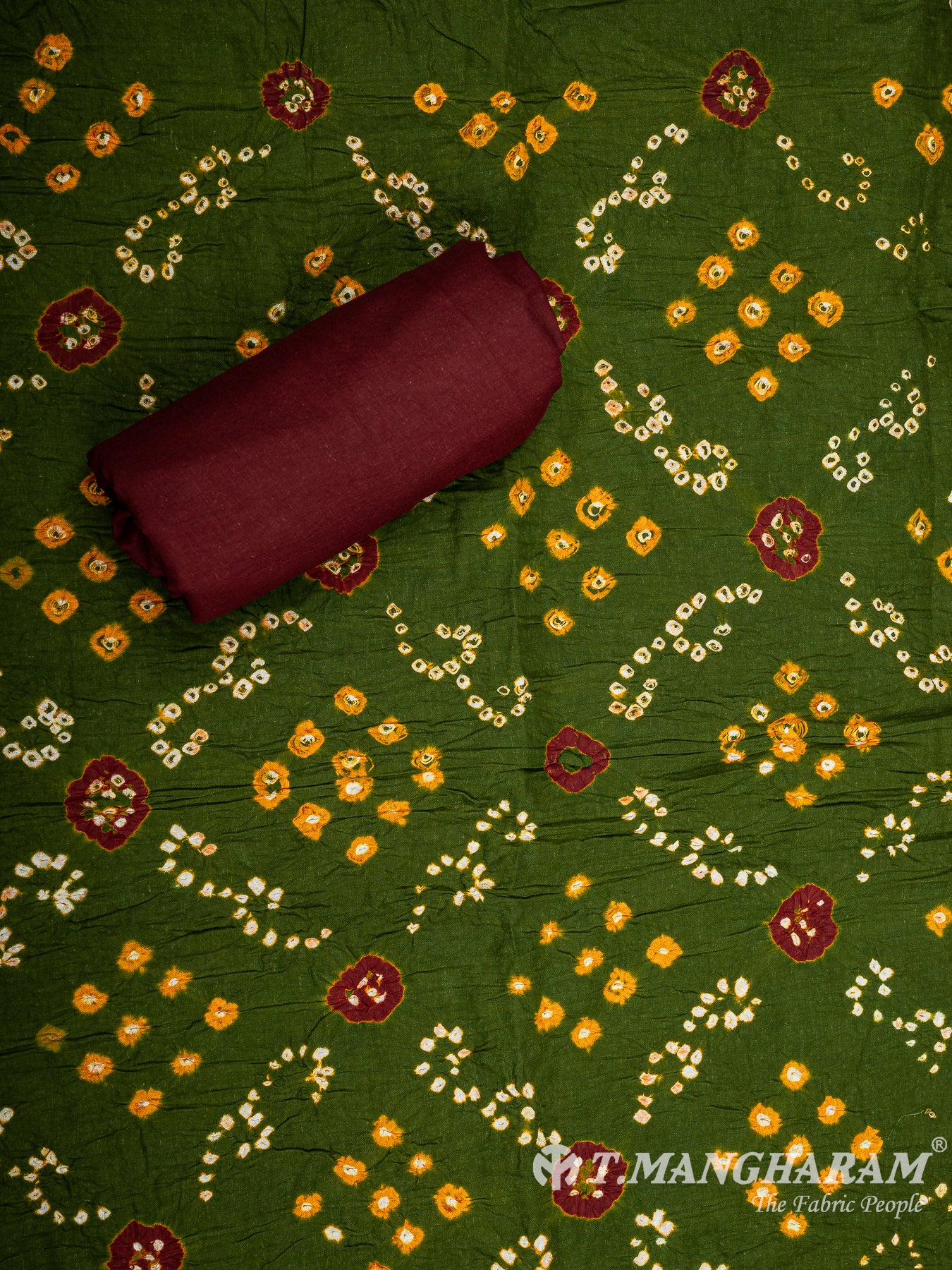 Mutlicolor Cotton Chudidhar Fabric Set - EG1760 view-2