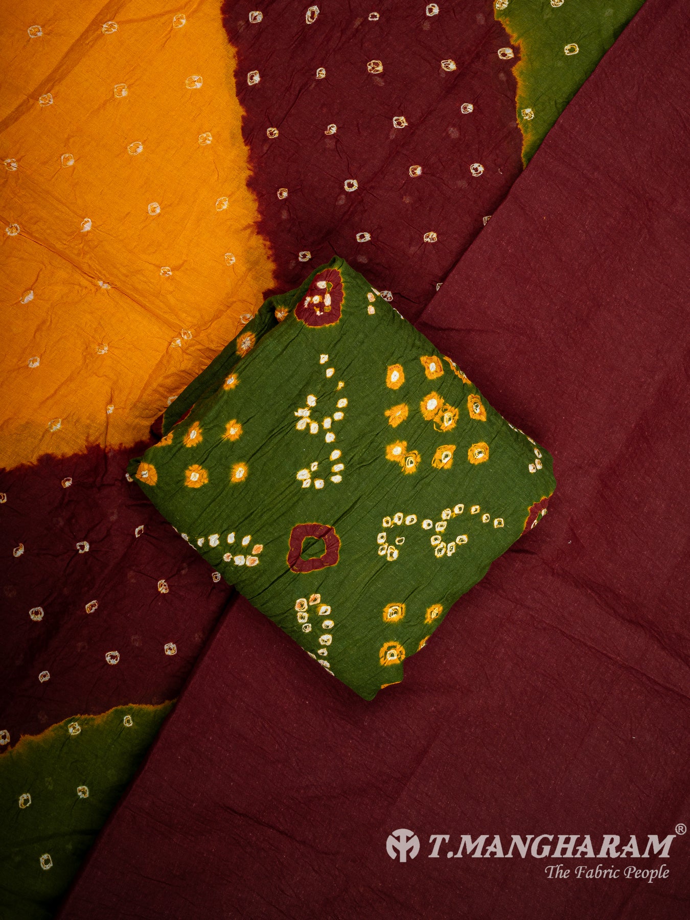 Mutlicolor Cotton Chudidhar Fabric Set - EG1760 view-1