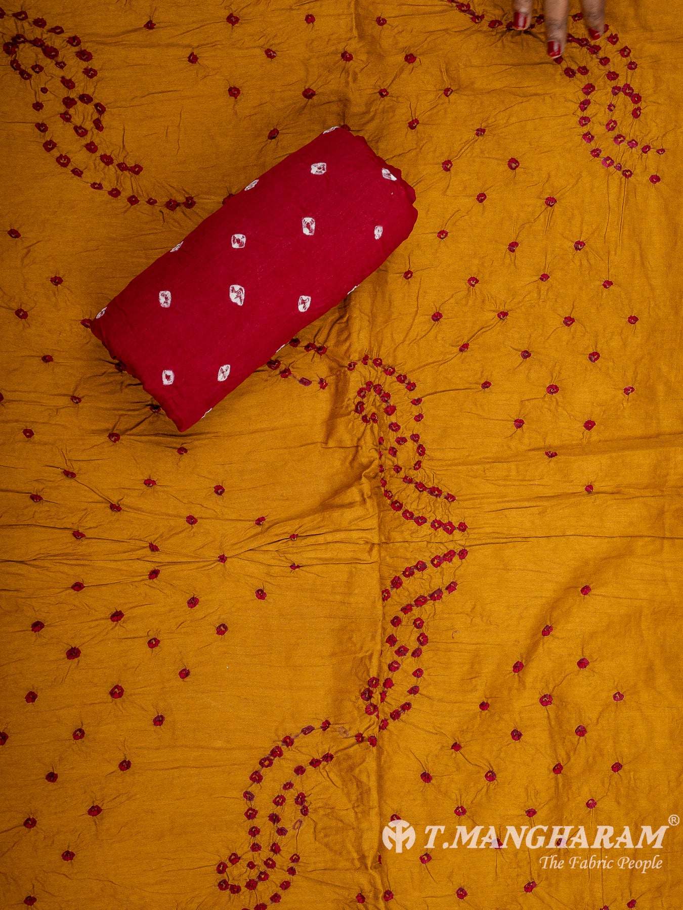 Mutlicolor Cotton Chudidhar Fabric Set - EG1777 view-2