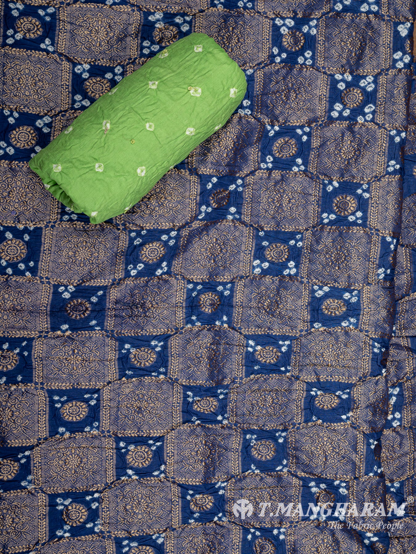 Mutlicolor Cotton Chudidhar Fabric Set - EG1784 view-2
