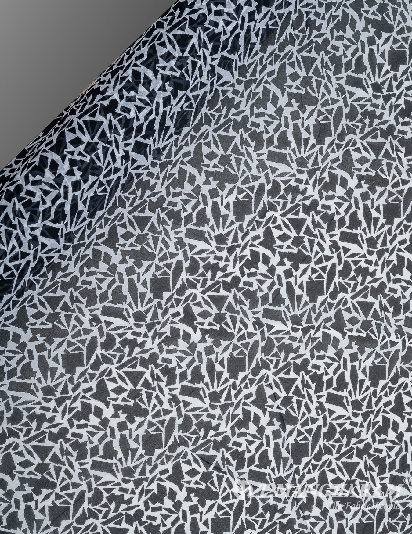 White Georgette Fabric - EB7224 view-2