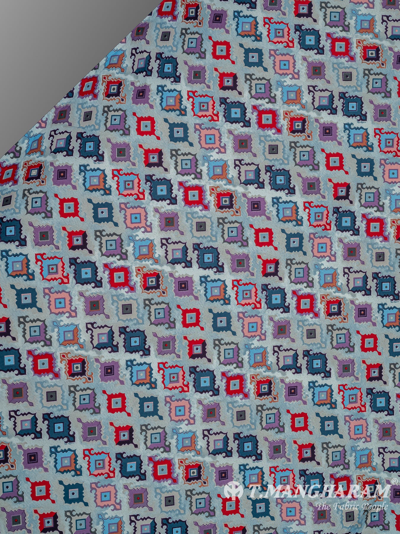 Multicolor Crepe Fabric - EB6885 view-2
