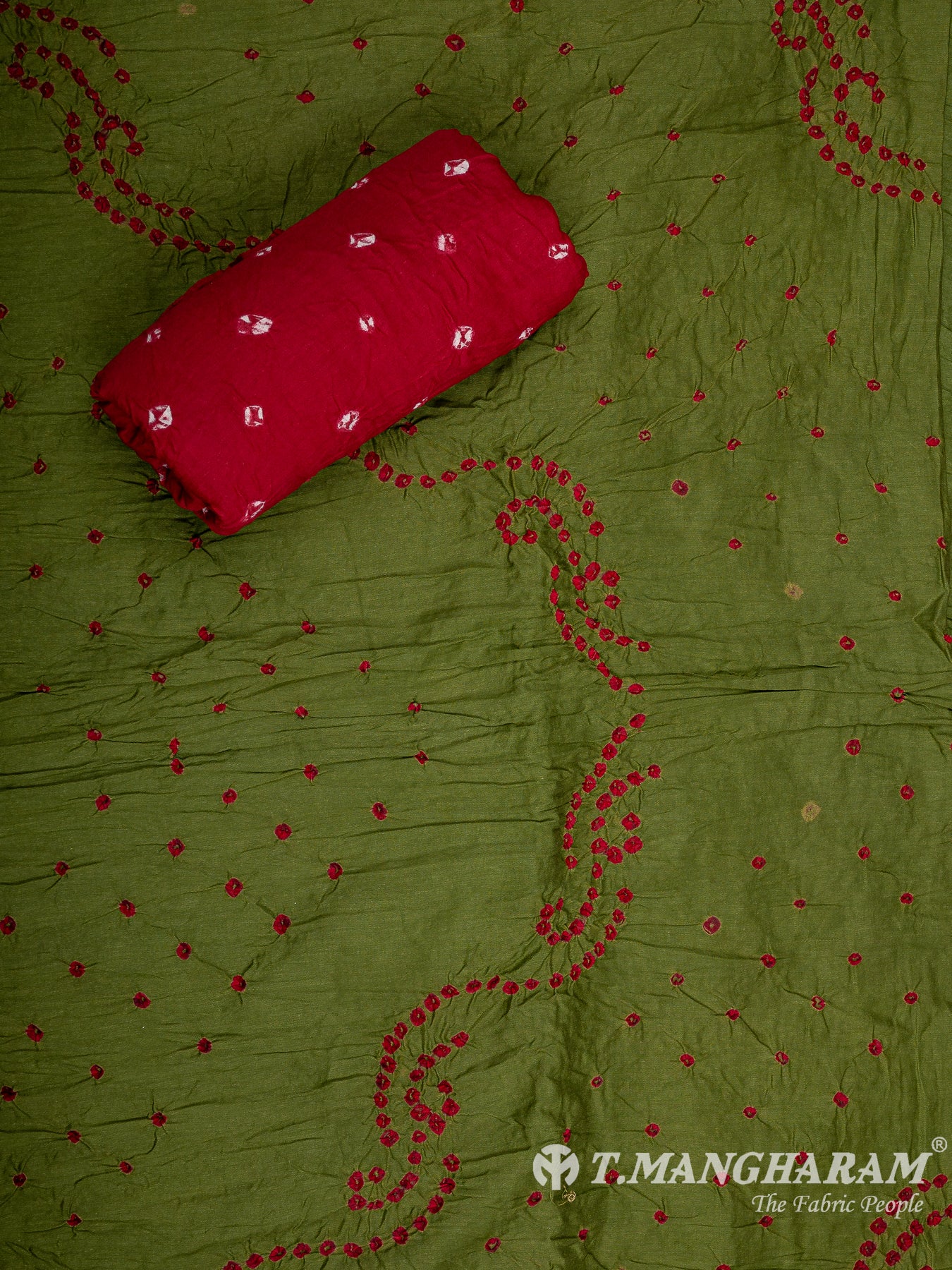 Mutlicolor Cotton Chudidhar Fabric Set - EG1773 view-2