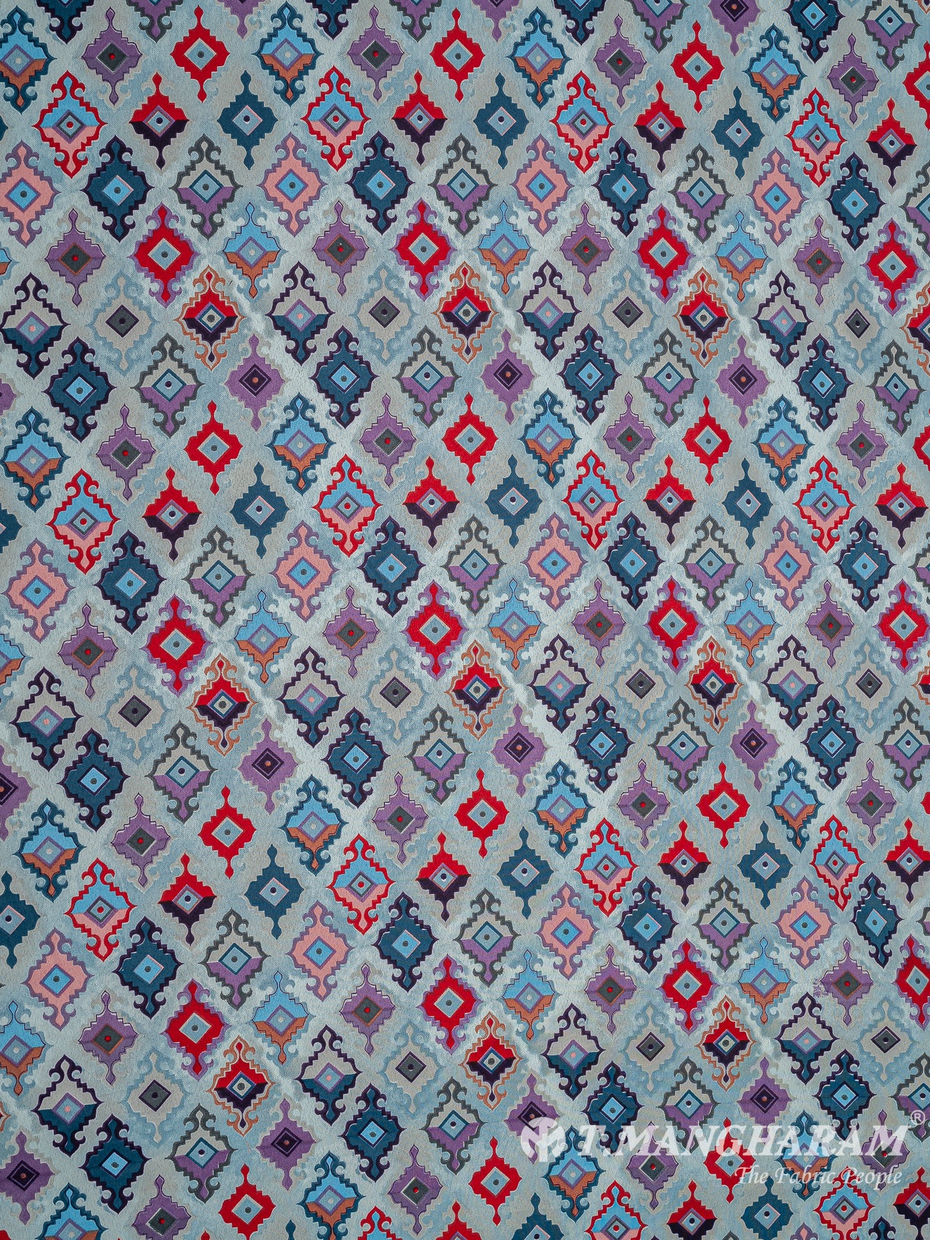 Multicolor Crepe Fabric - EB6885 view-3