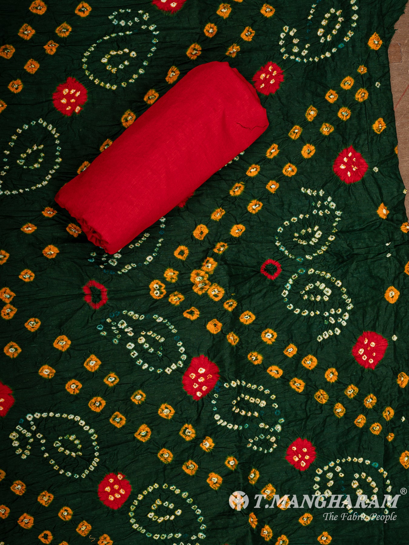 Mutlicolor Cotton Chudidhar Fabric Set - EG1764 view-3