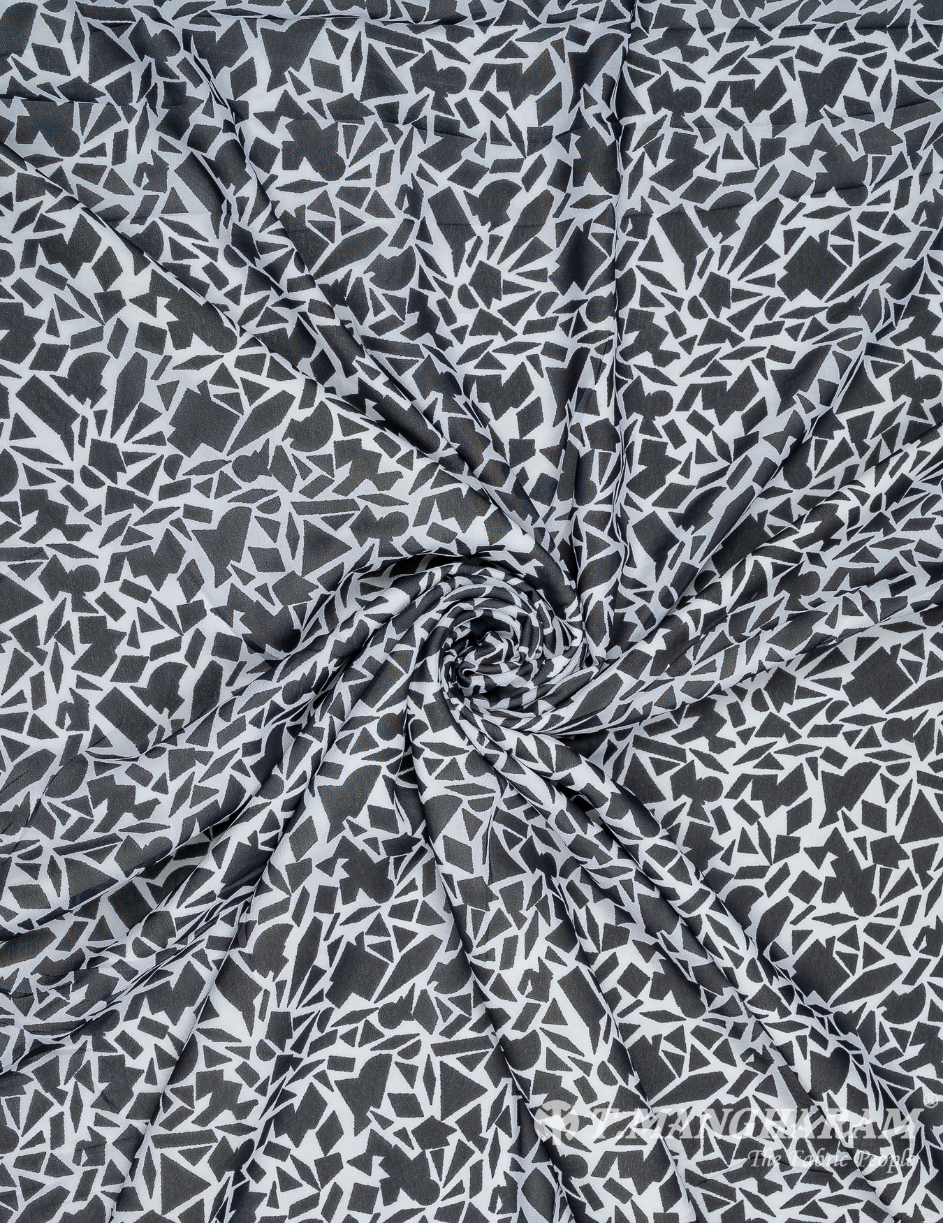 White Georgette Fabric - EB7224 view-1