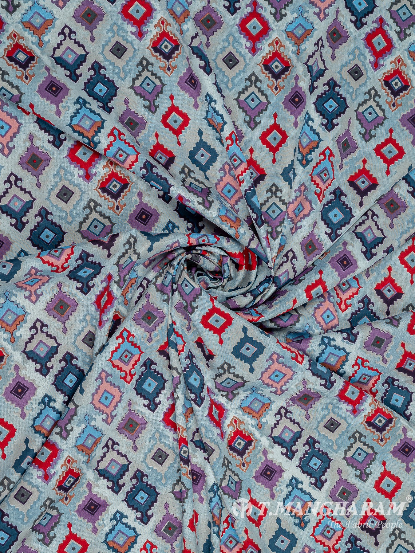 Multicolor Crepe Fabric - EB6885 view-1