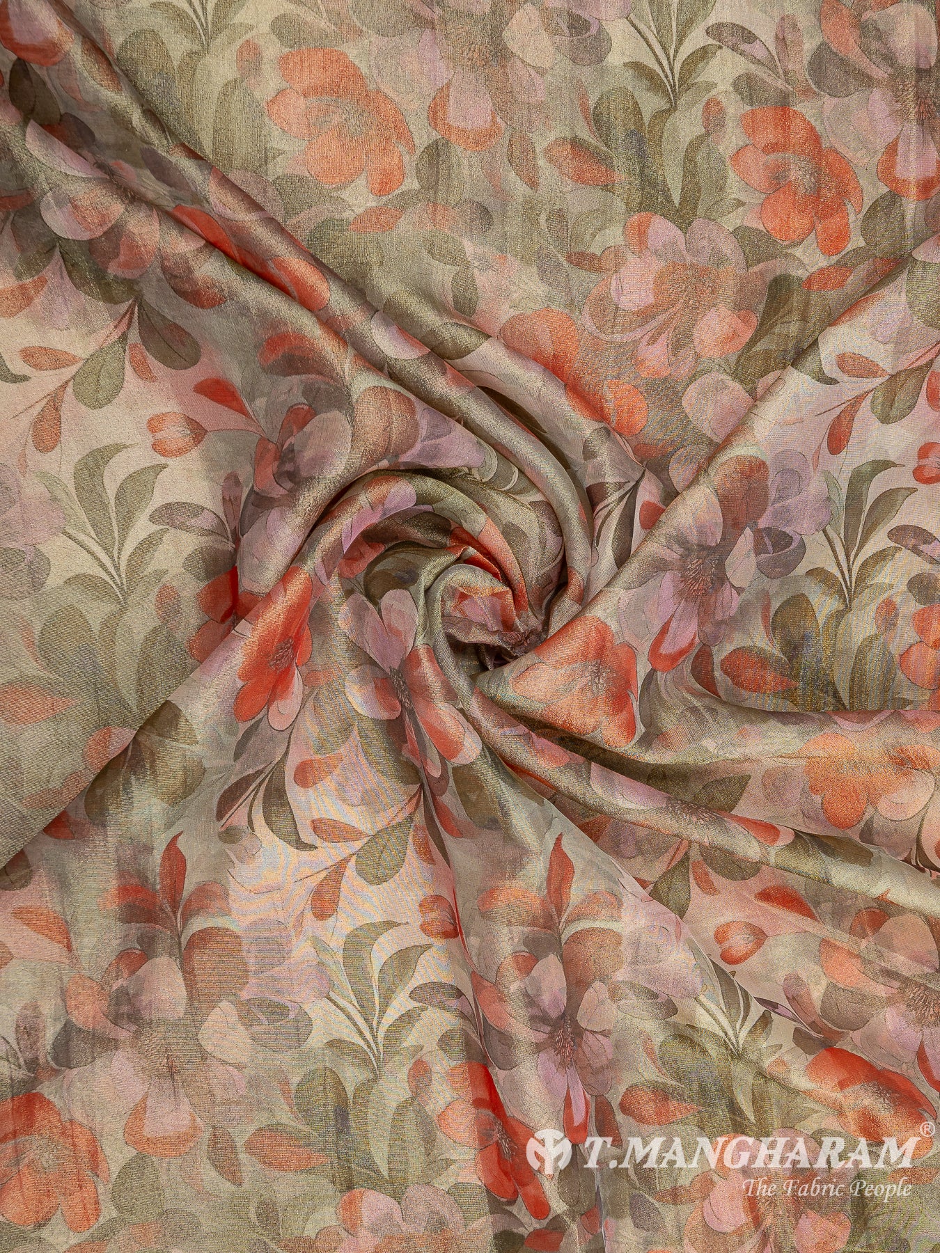 Multicolor Organza Tissue Fabric - EC8307 view-1