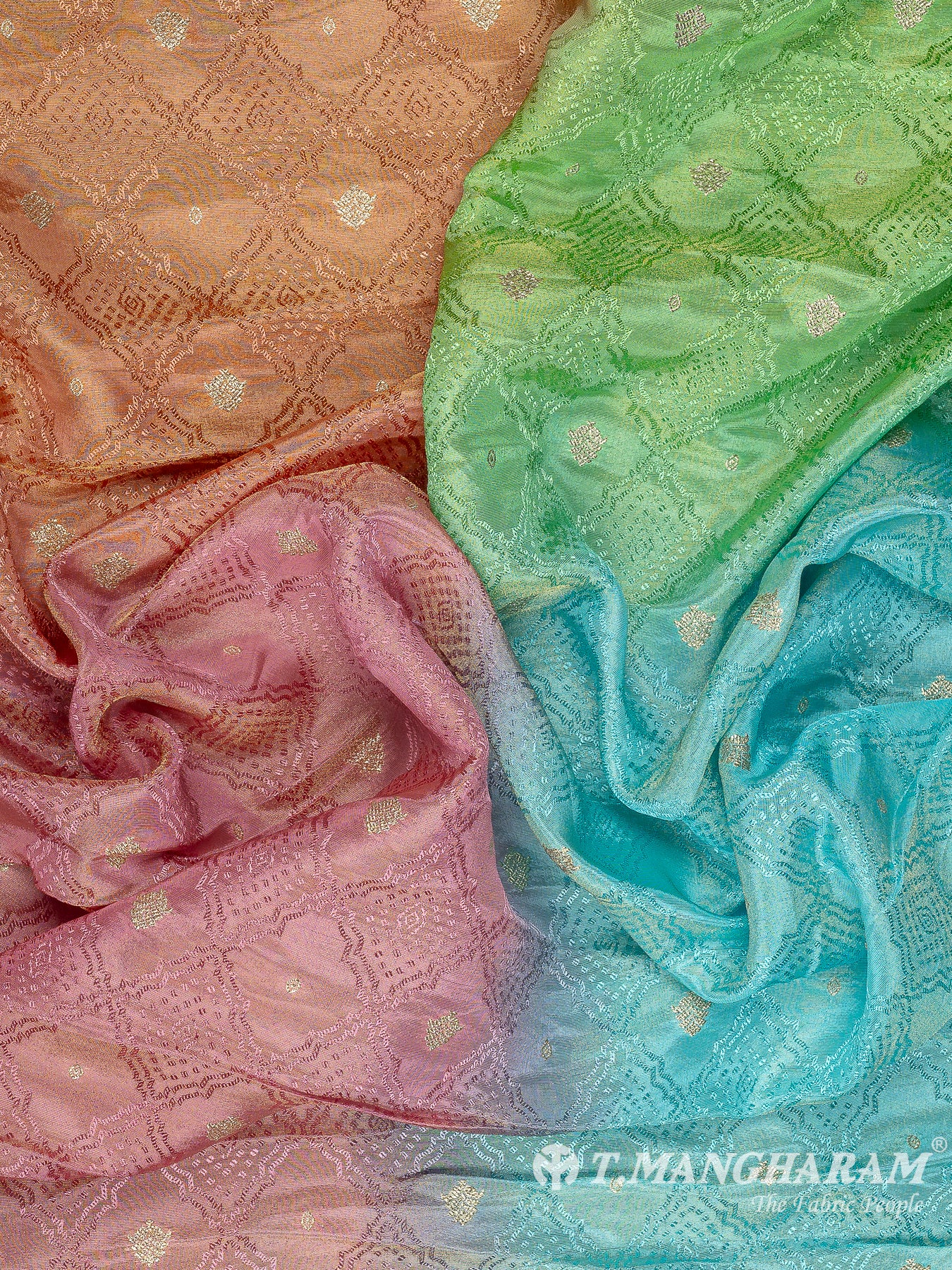 Multicolor Tissue Fabric - EC10586